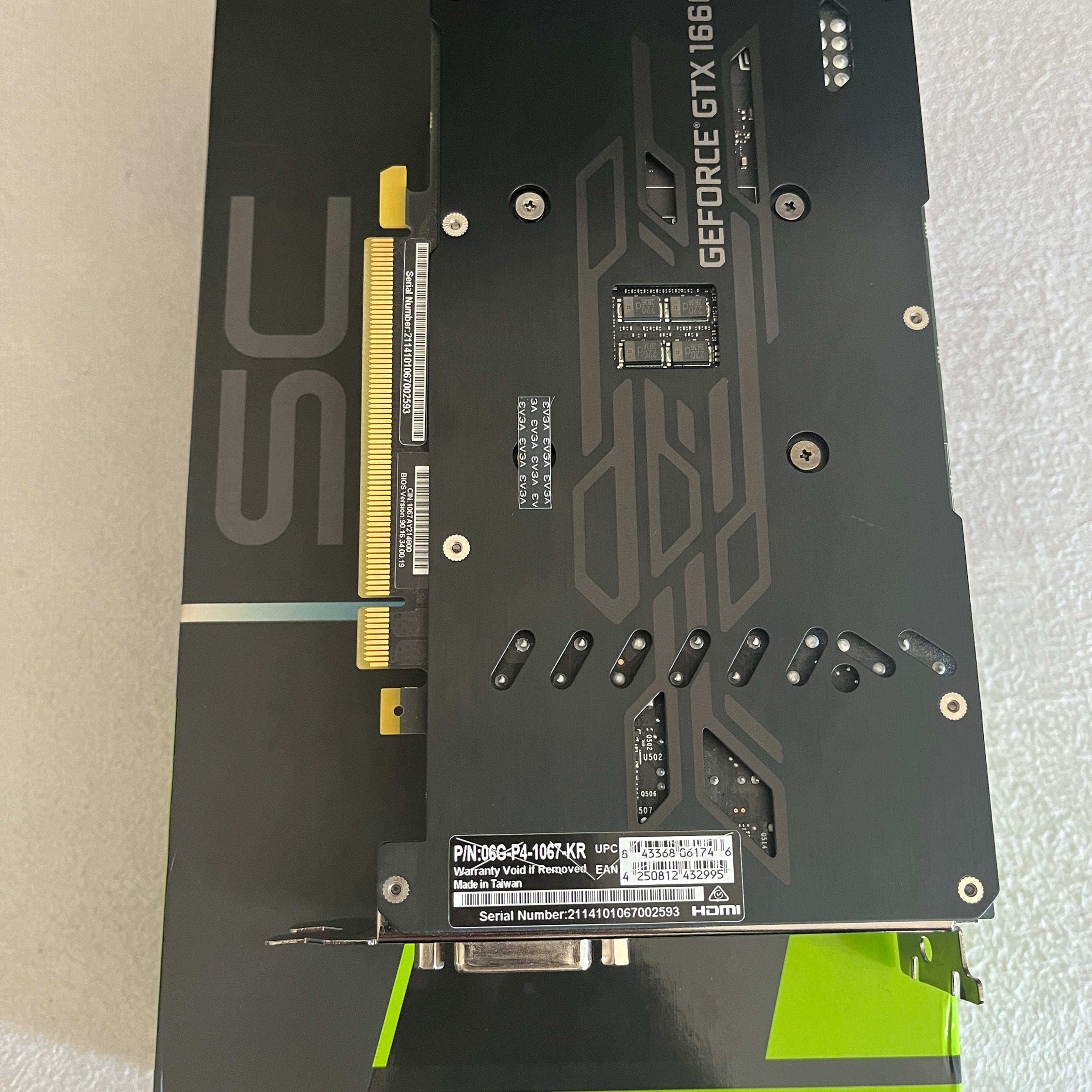 EVGA GeForce GTX 1660 6GB SC Ultra