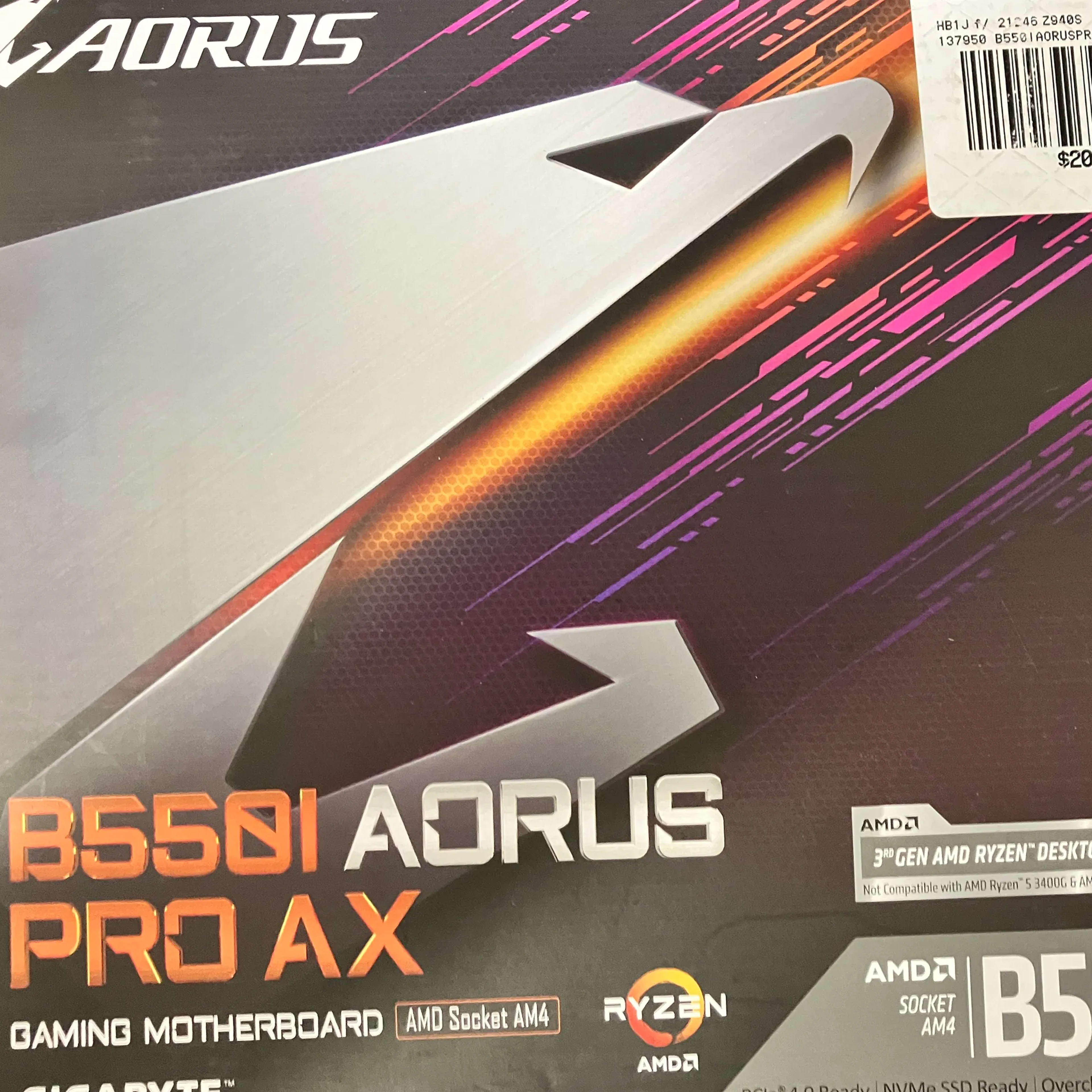 B550I Aorus Pro AX