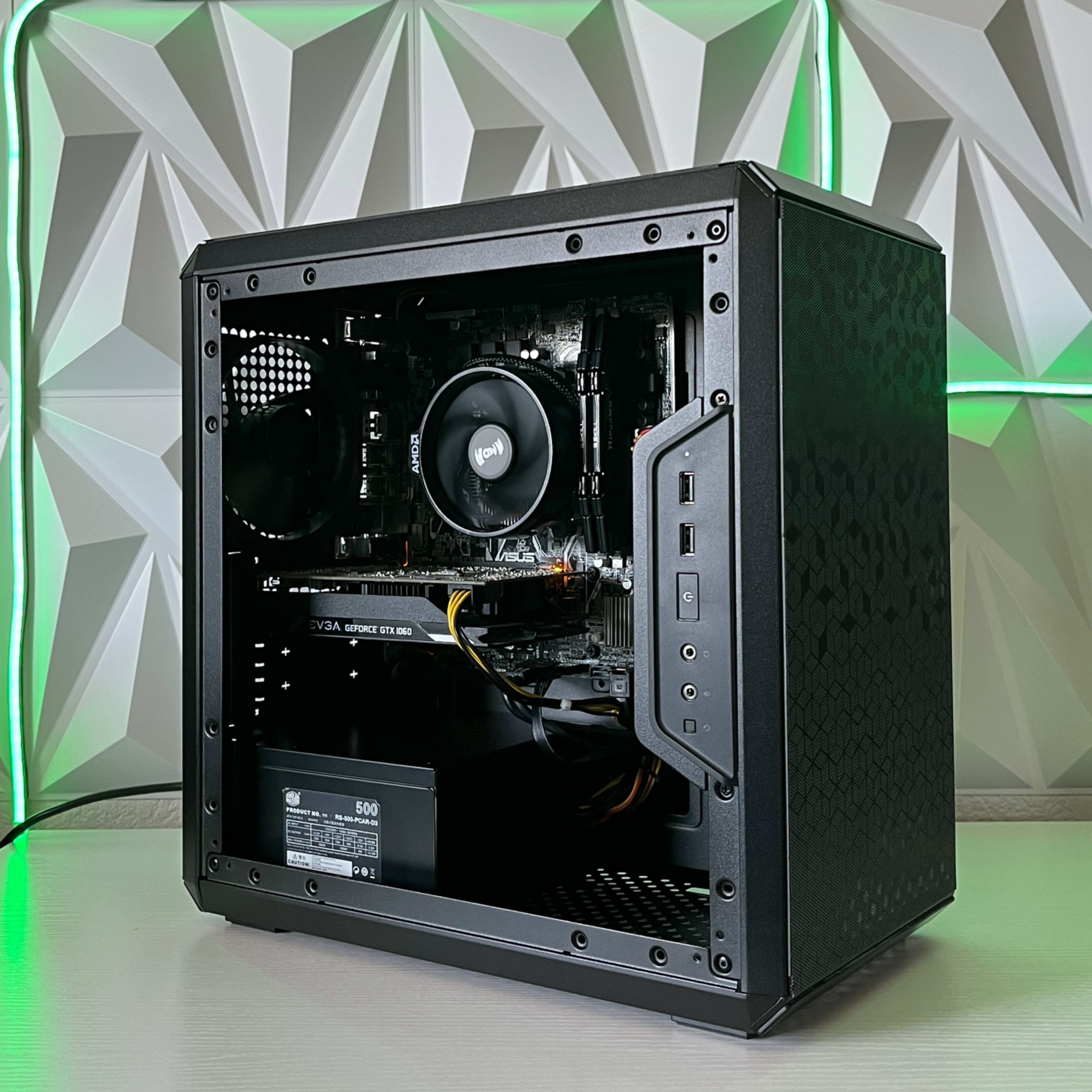 GTX 1060 6GB, Ryzen 5 2600X, 16GB RAM | Black Gaming GTX 1060 6GB, Ryzen 5 2600X, 16GB RAM | Black Gaming