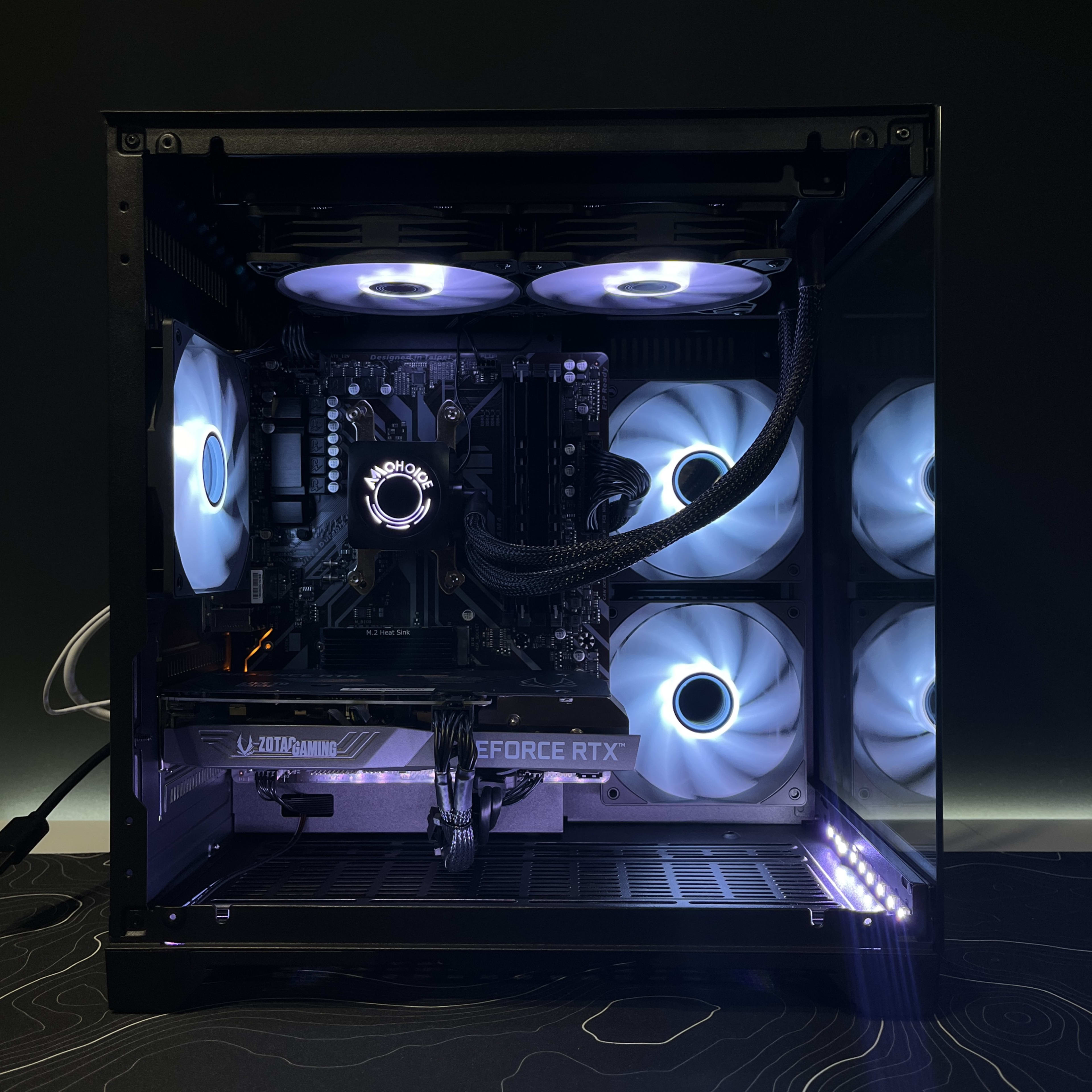 Black & RGB Gaming PC | RTX 3050 8GB & Ryzen 5 3600