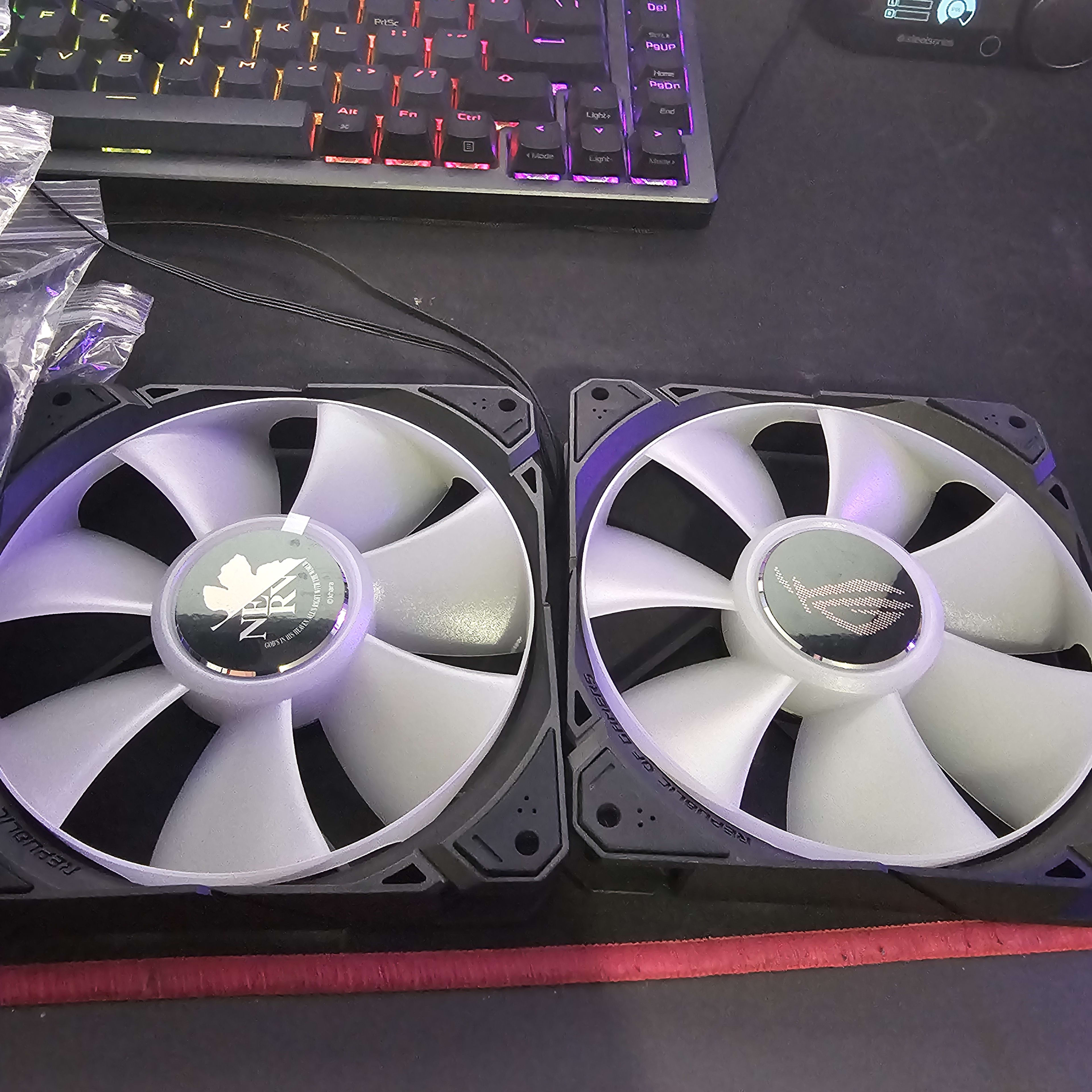 EVA01 Case Fans //  ASUS ROG AF 12S ARGB BLACK, Set of 3