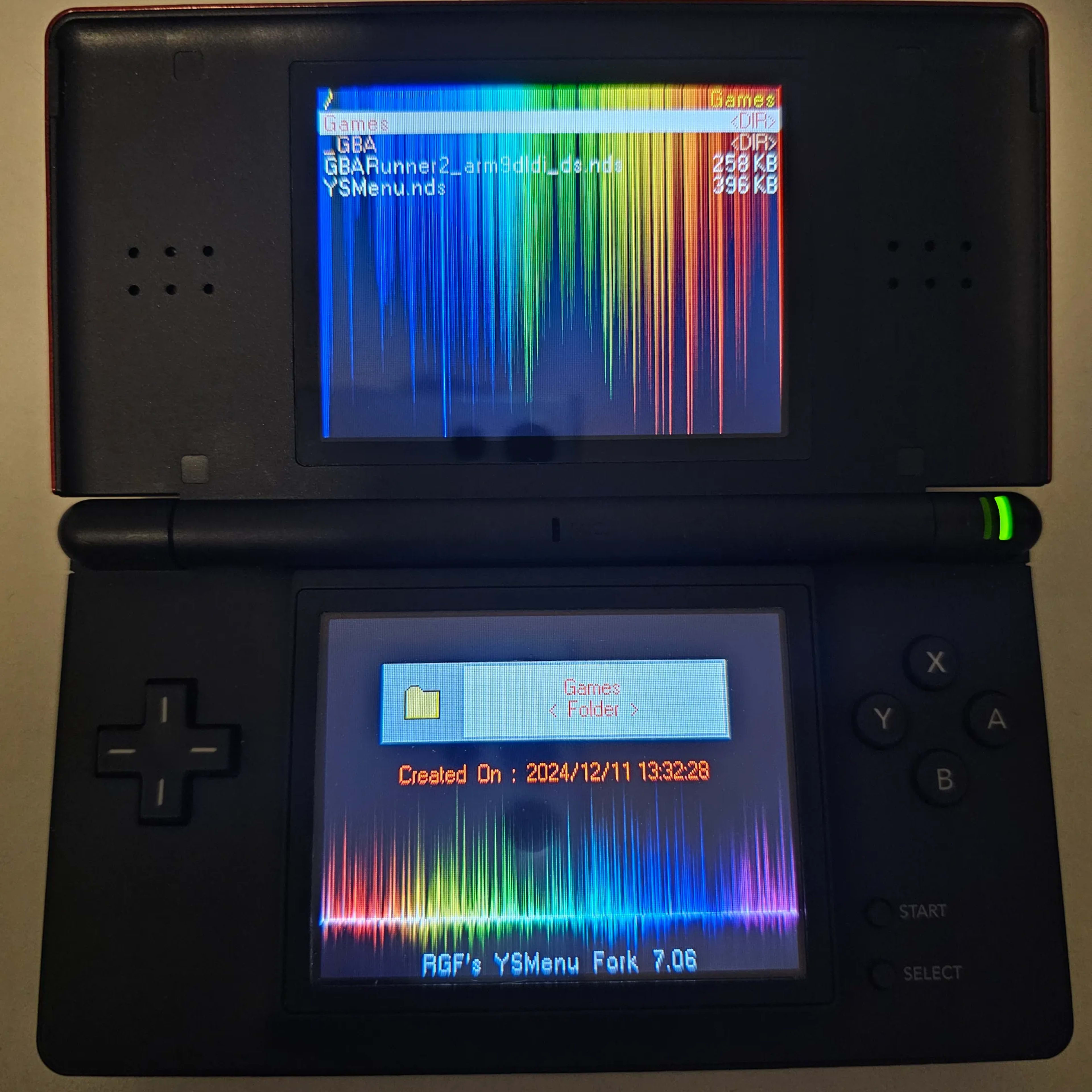Nintendo DS Lite Red Black Jawa