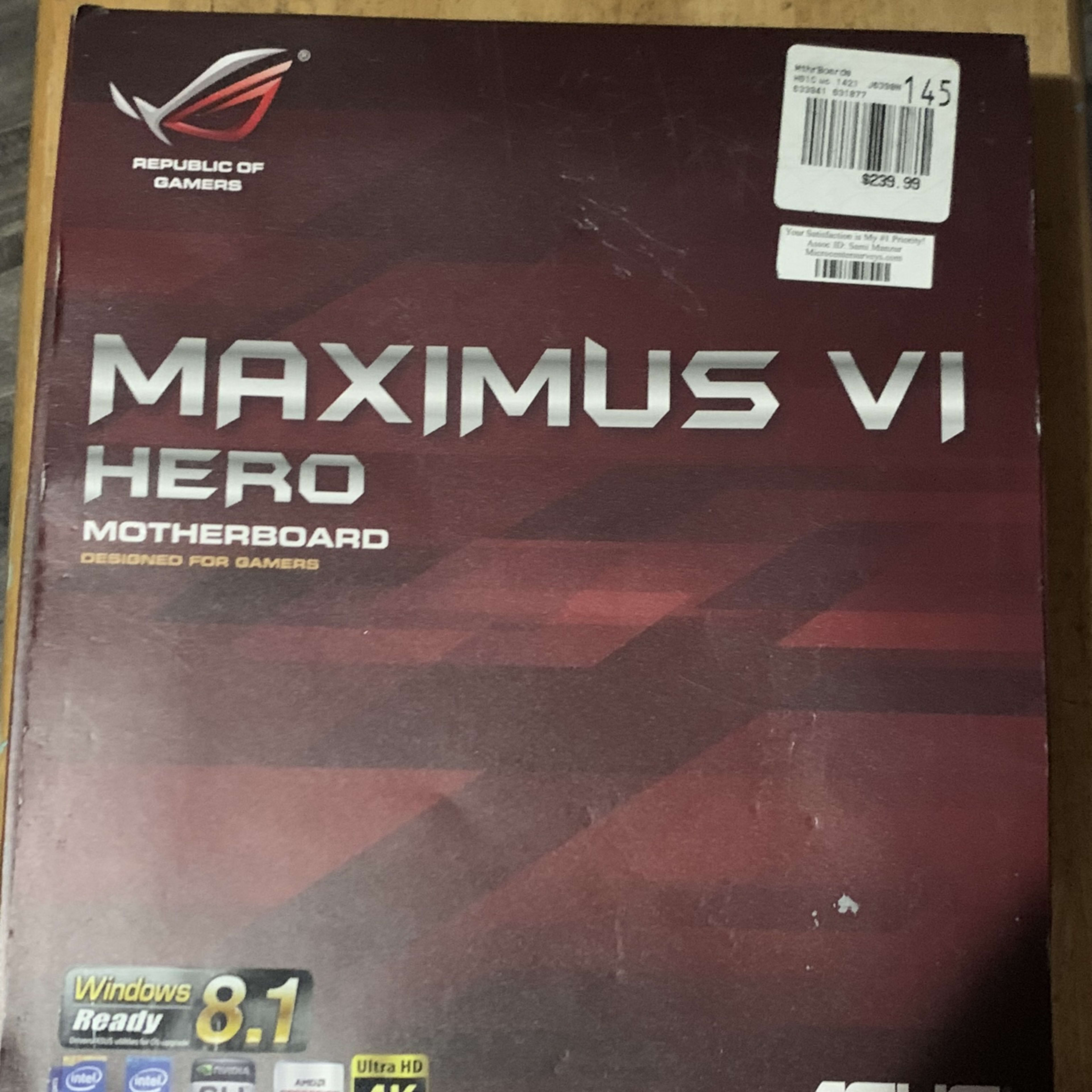 ASUS MAXIMUS VI HERO, LGA 1150, Intel Motherboard