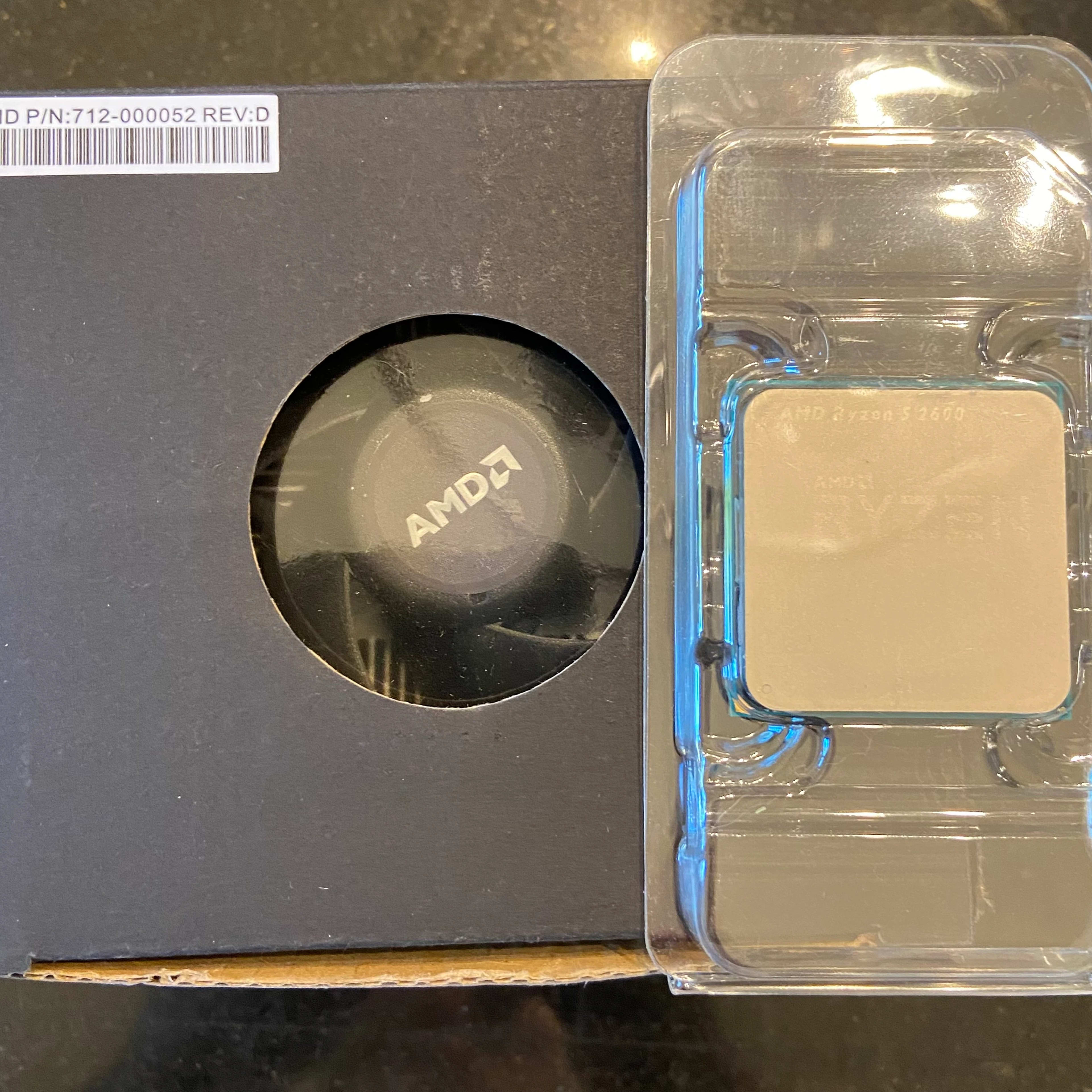 2 Ryzen 5 2600 CPU s w Wraith Stealth Cooler Jawa