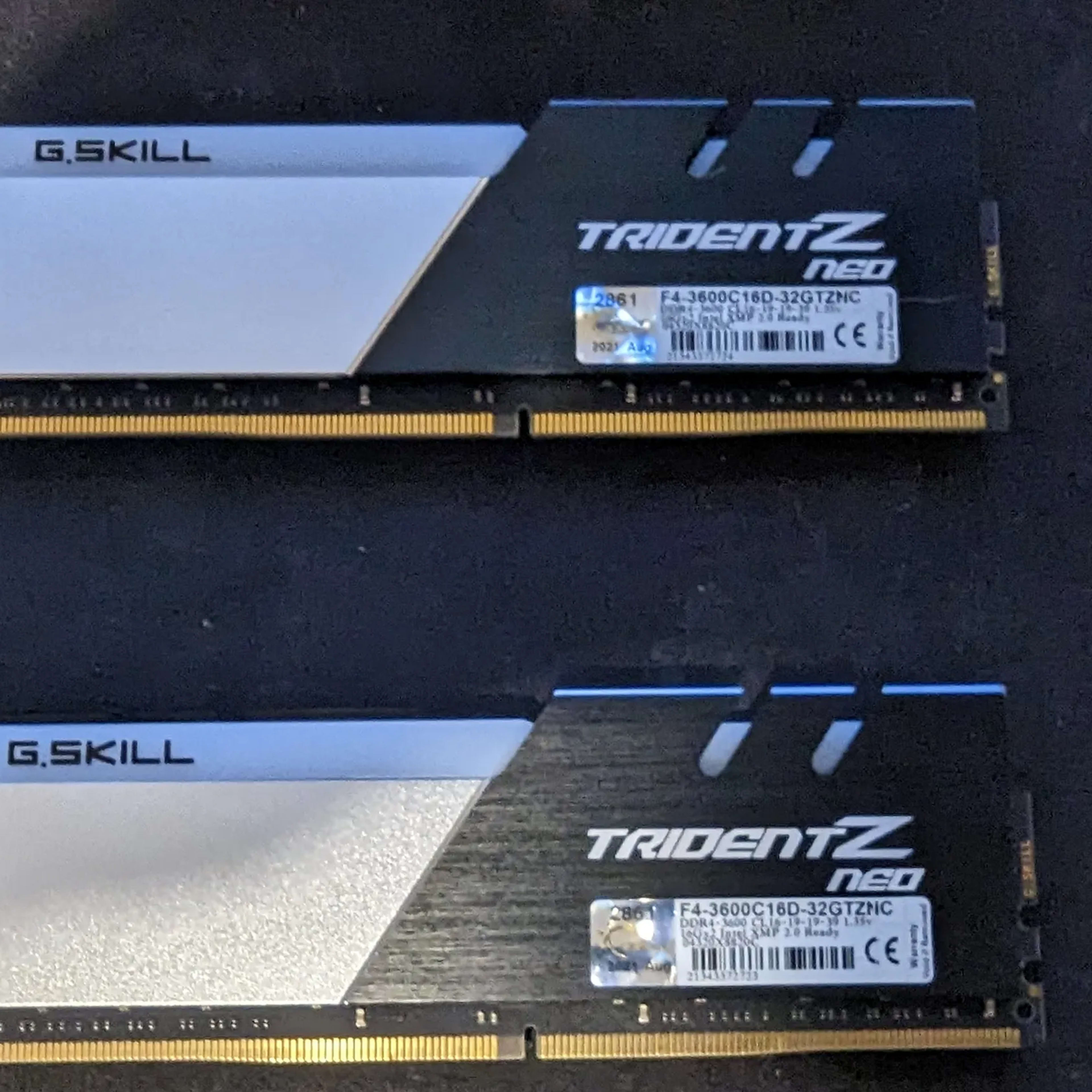 G.Skill Trident 気安 Z Neo 16GB x2 DDR4-3600 G.Skill Trident 気安 Z Neo 16GB x2 DDR4-3600