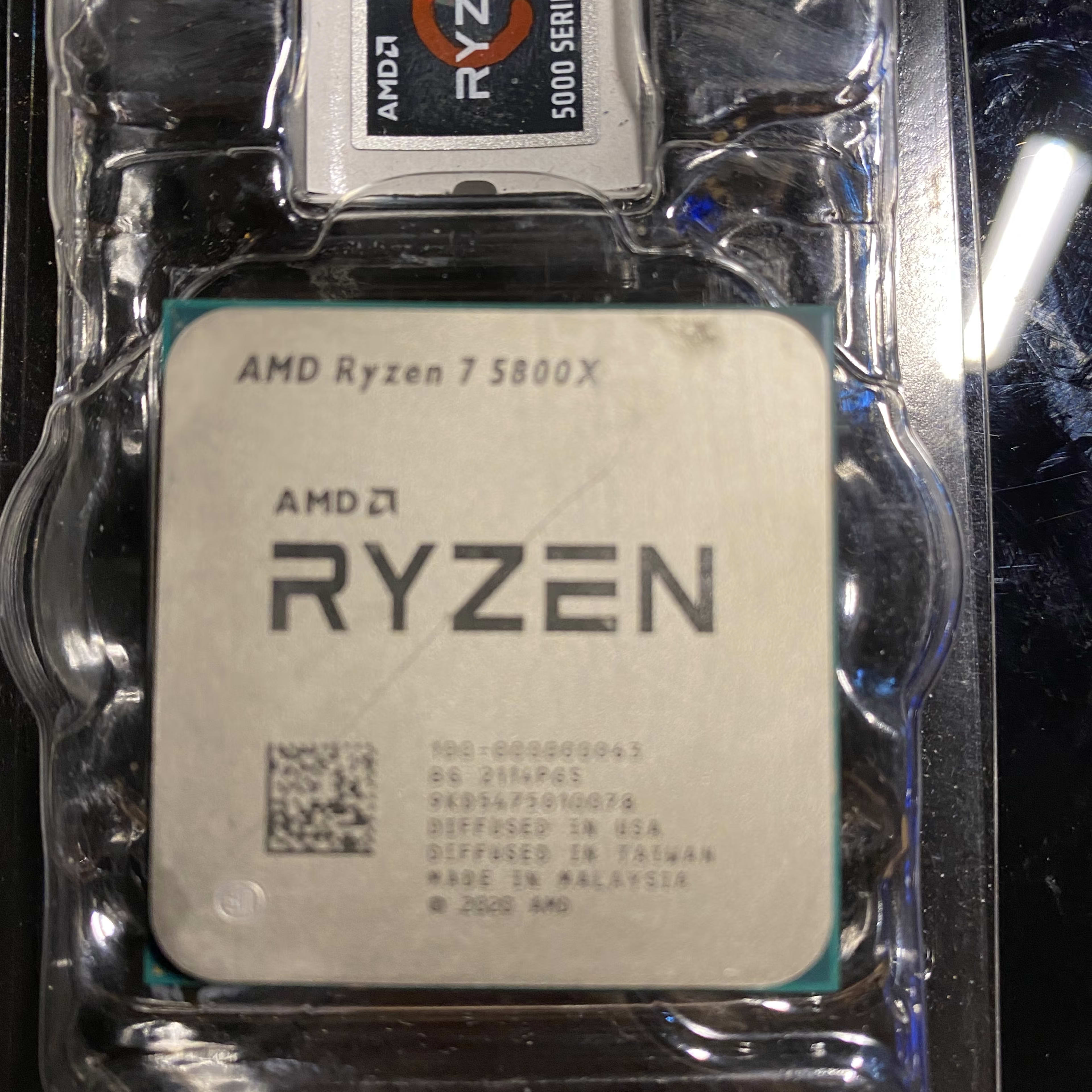 AMD Ryzen 7 5800X 3.8 GHz (Vermeer) AM4 - boxed without CPU cooler