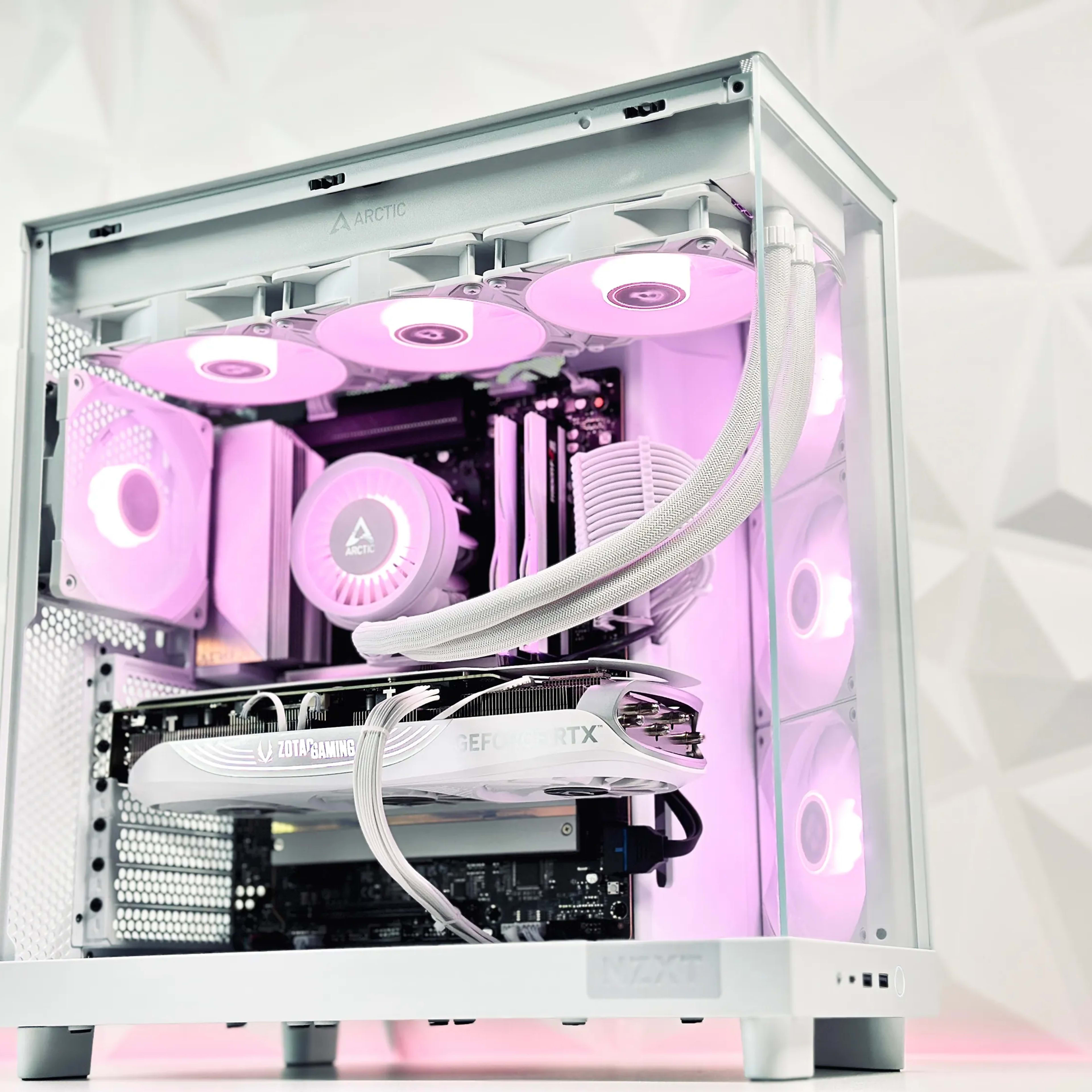 【ゲーミングフルセット販売】Core i7 RTX4070Ti 32GBNVMe 👽💚Liquid Cooled Gaming PC Nvidia⚪RTX 4070 Ti 12GB⚪Intel
