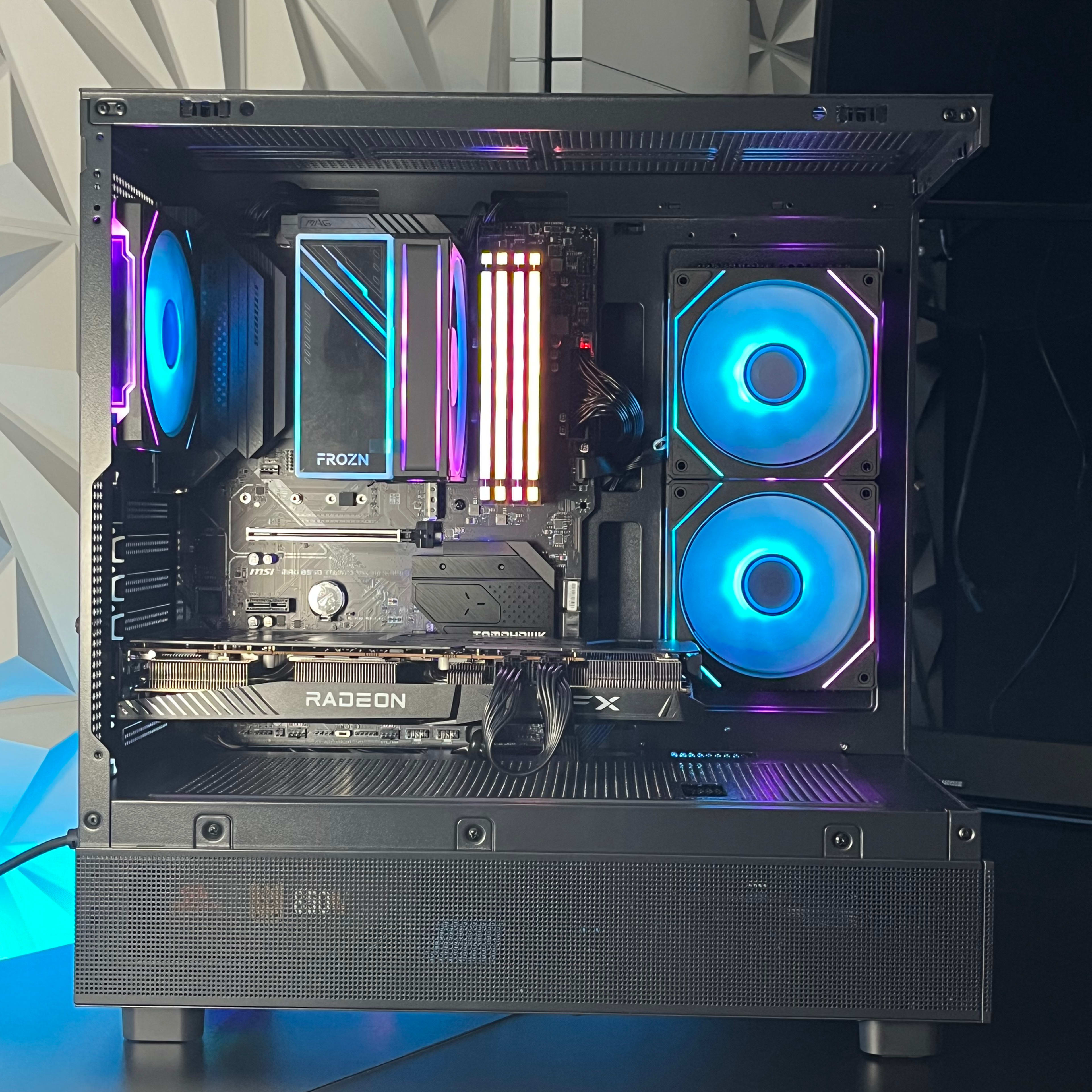 RX 6700 10GB, Ryzen 7 5800X, 32GB RAM | Black RGB Gaming Computer/PC