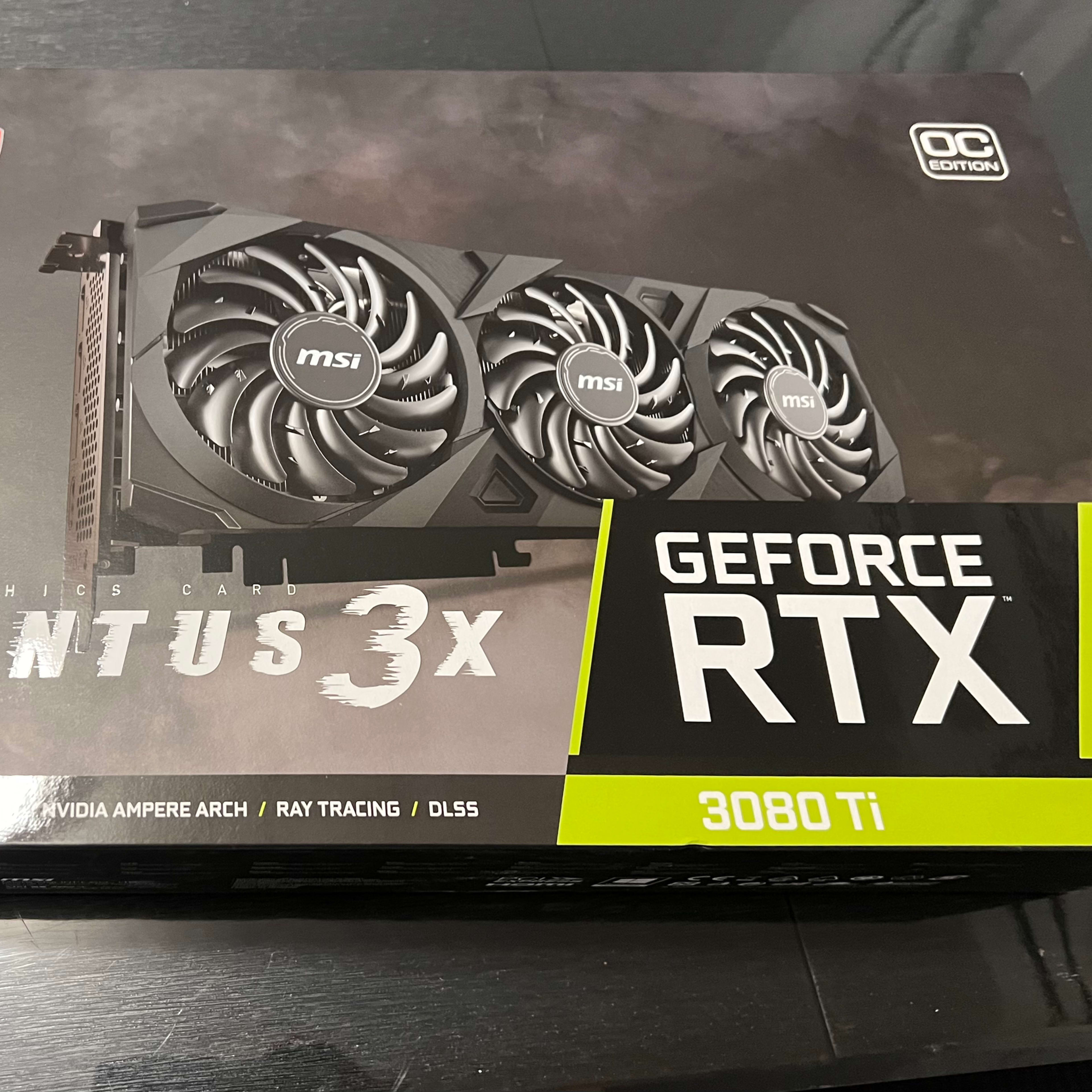 MSI - 3080TI - NVIDIA GeForce RTX 3080 Ti Ventus 12GB OC - USED LIKE NEW