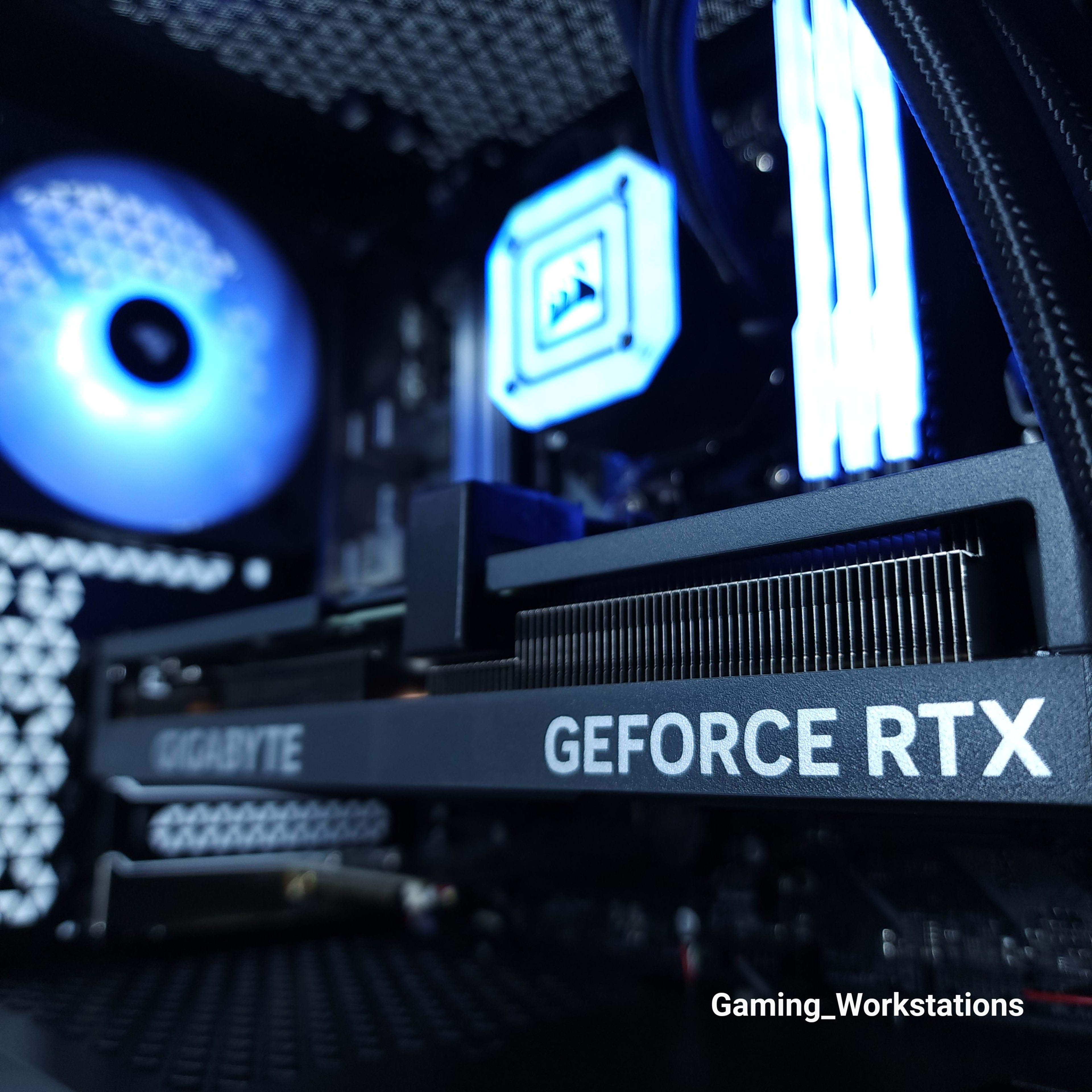 💙🖤RTX 4060Ti || Ryzen 7 5700X || 1TB NVMe || 24GB 3600MHz DDR4 || 1080p Gaming PC