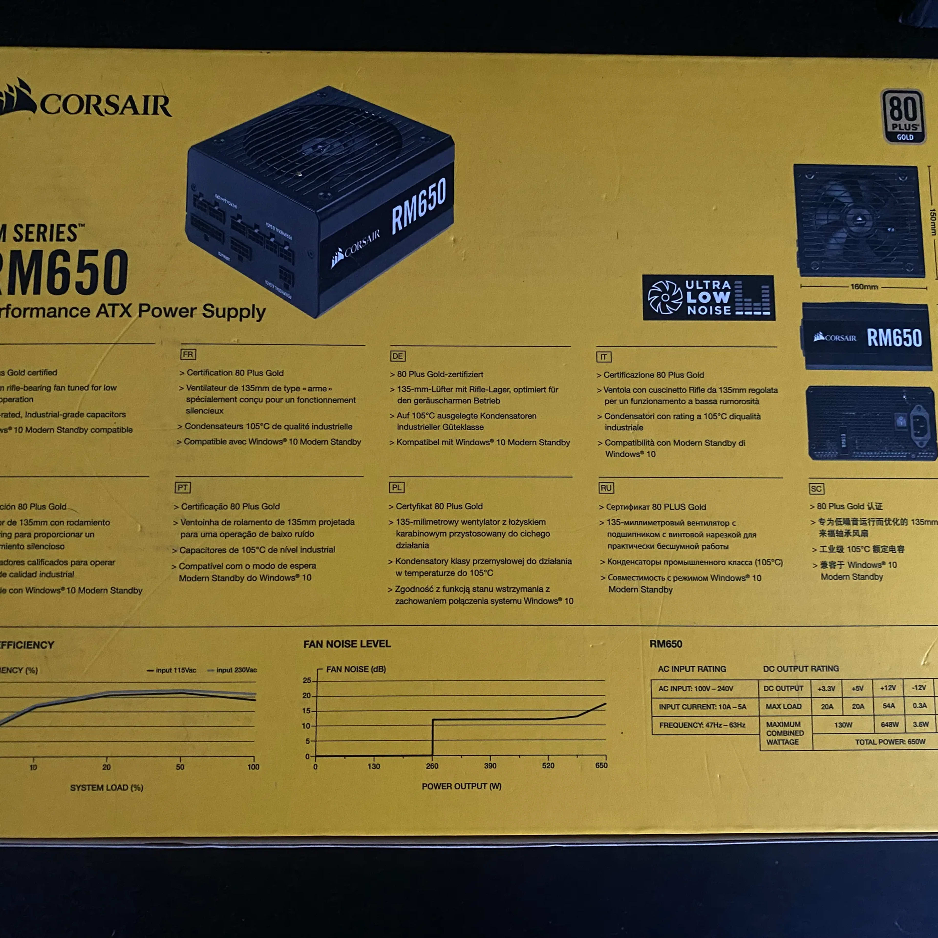 New Corsair RM650 Full Modular