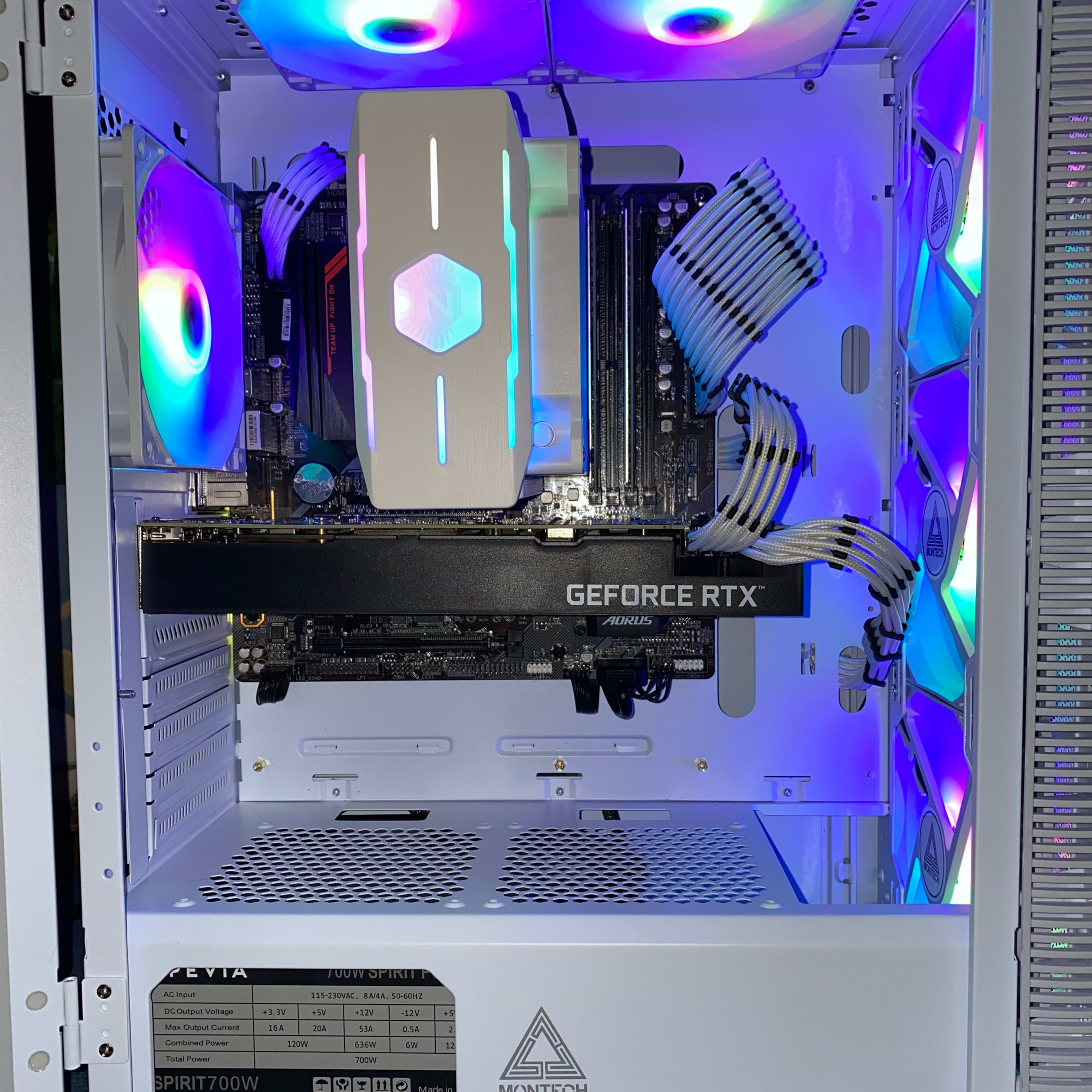 (White) Gaming PC| Ryzen 5 5600|RTX 3070 8GB| 32GB DDR4 3200MHz CL16|1TB M.2 NVMe SSD|Windows 11 Pro