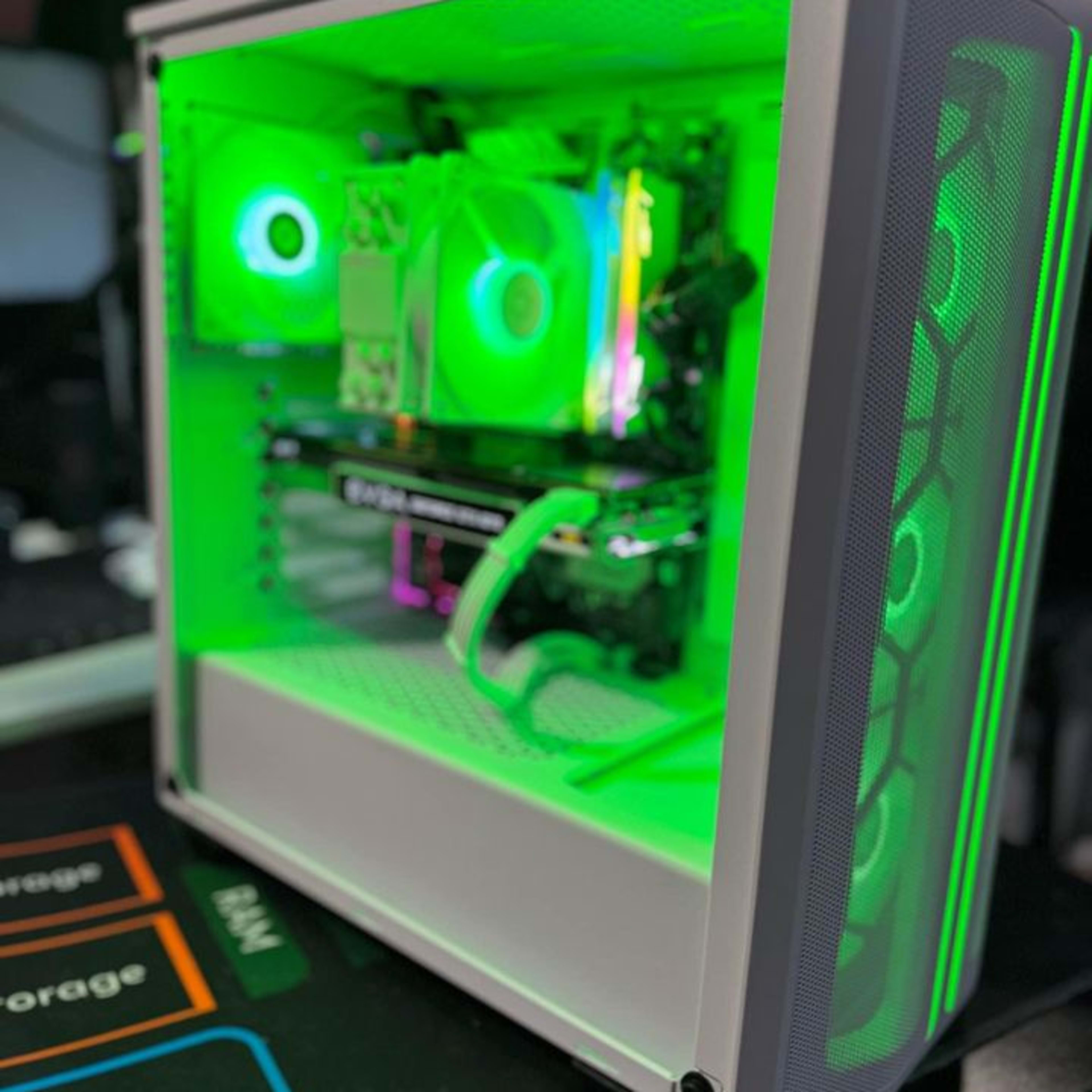 All white RGB Gaming PC - Ryzen 5 2600X - GTX 1070 - 32GB All white RGB Gaming PC - Ryzen 5 2600X - GTX 1070 - 32GB