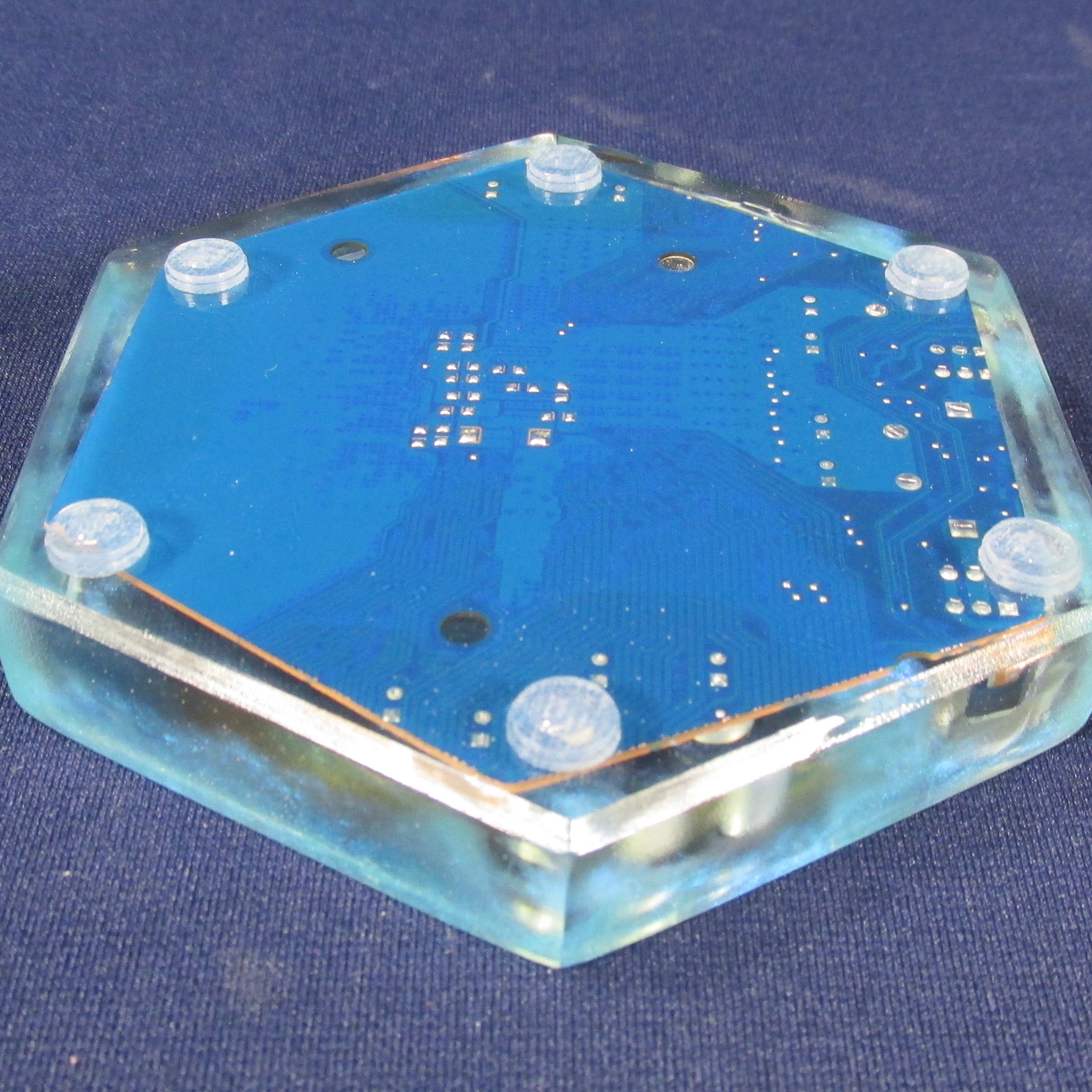 Handmade Clear Epoxy Resin Coaster With Intel Core i5-3470T (SR0RJ) & Motherboard