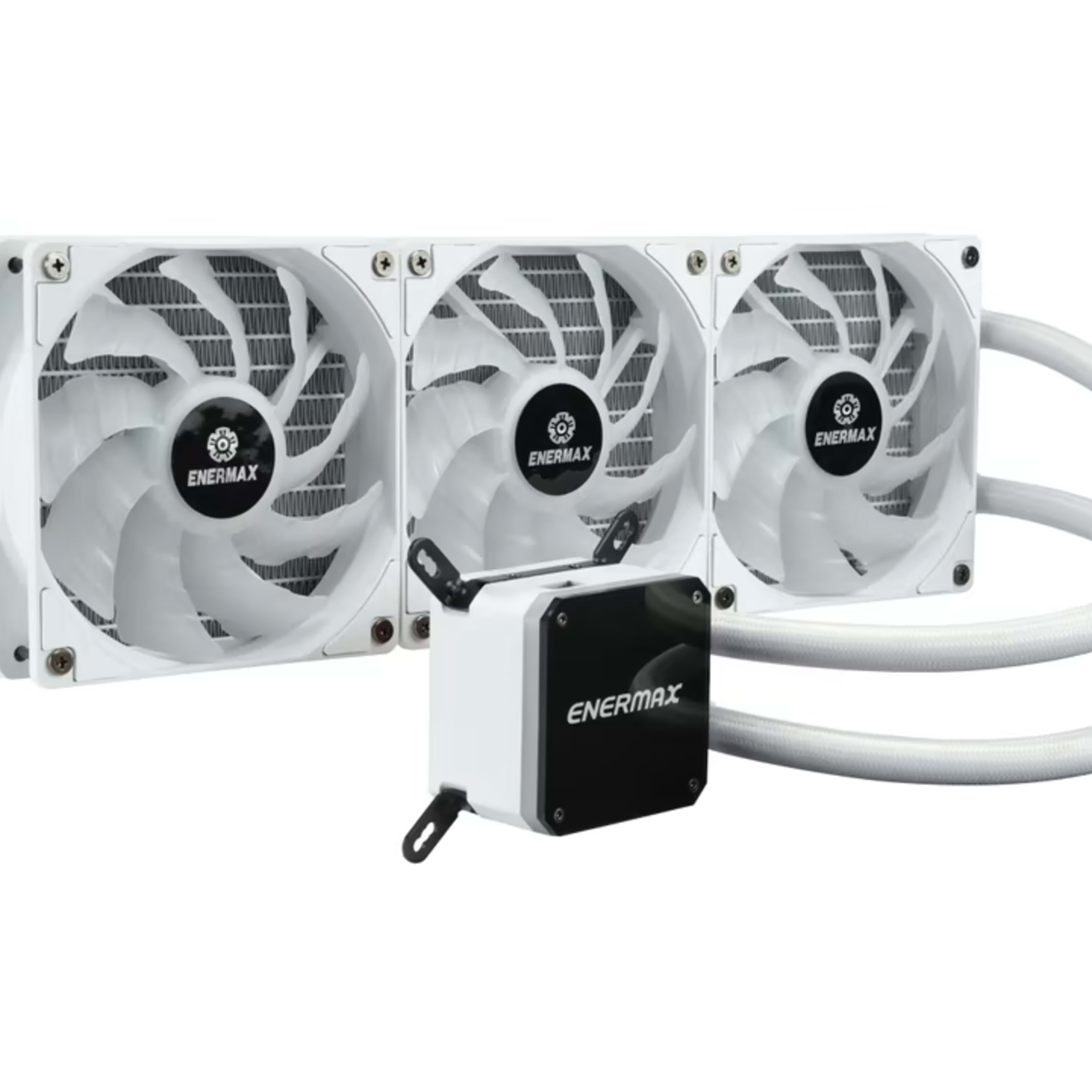 Enermax LIQMAX III 360mm aRGB Liquid CPU Cooler - White + LGA 1700 Bracket