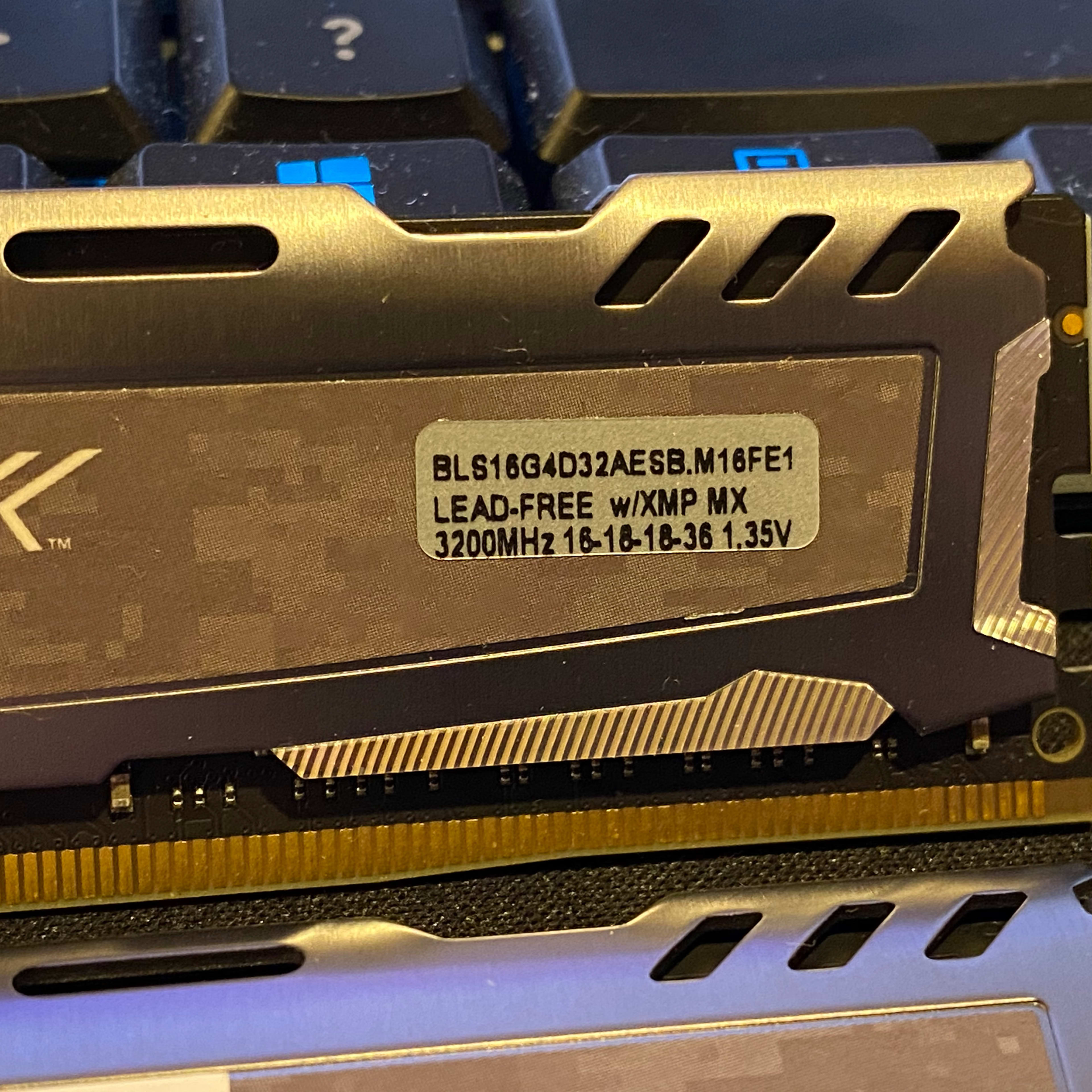 Crucial Ballistix 1 x 8GB DDR4 3200 MHz Memory | Jawa