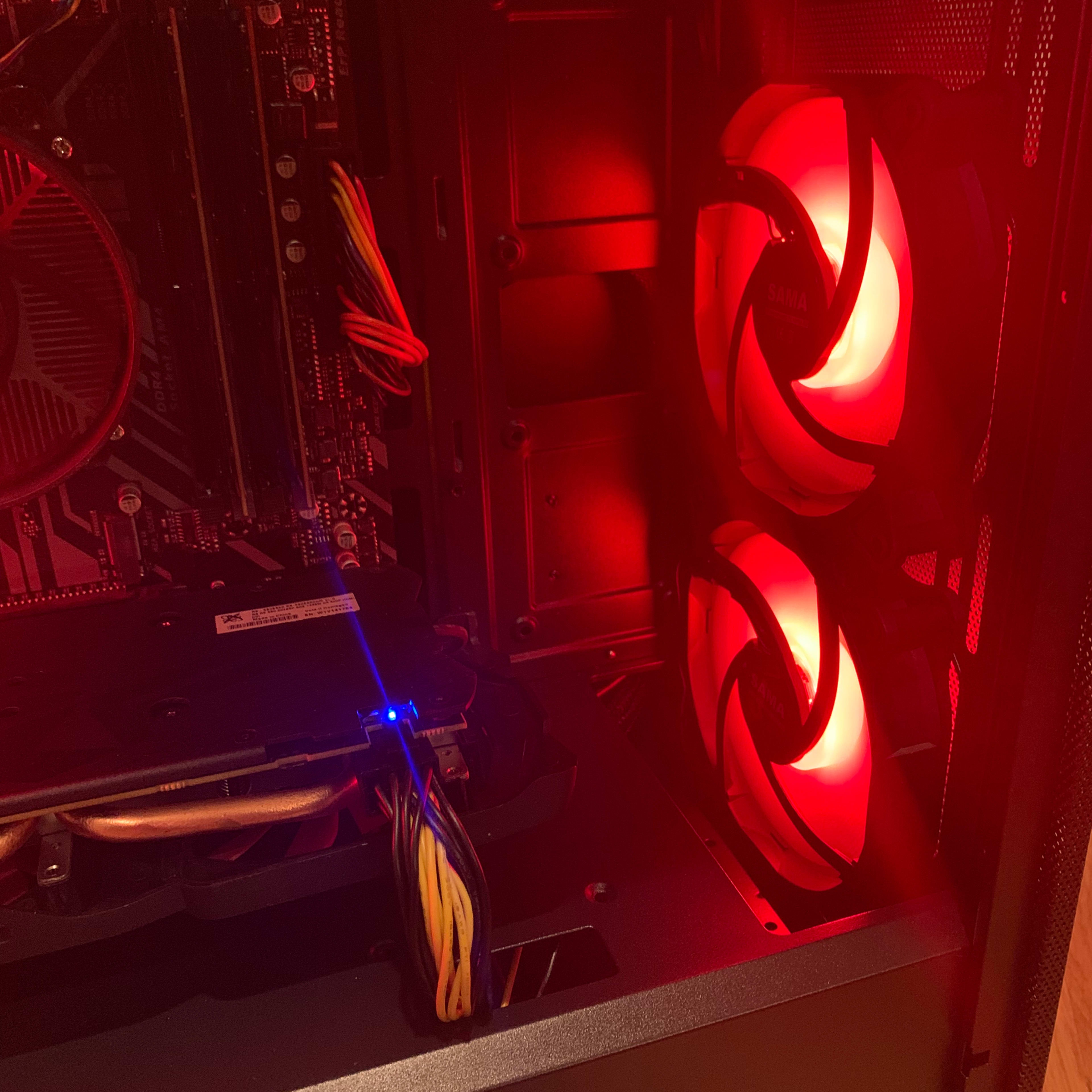 RX 580 8GB R5 2300x FORTNITE READY CUSTOM GAMING PC 16GB RAM 1000GB WINDOWS 10 aRGB LIGHTING WINDOWS