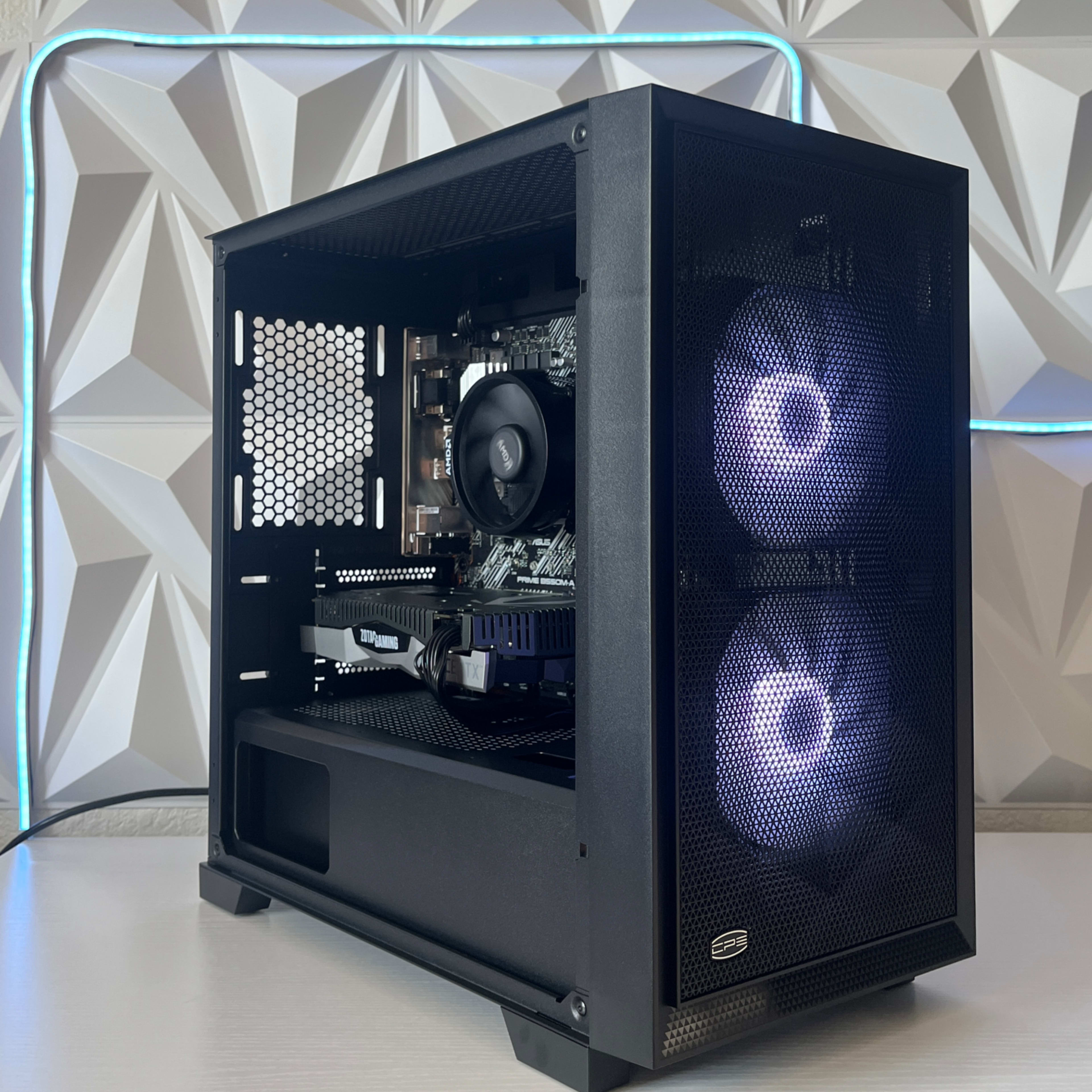 RTX 2060 SUPER 8GB, Ryzen 7 2700X, 16GB RAM | Black RGB RTX 2060 SUPER 8GB, Ryzen 7 2700X, 16GB RAM | Black RGB