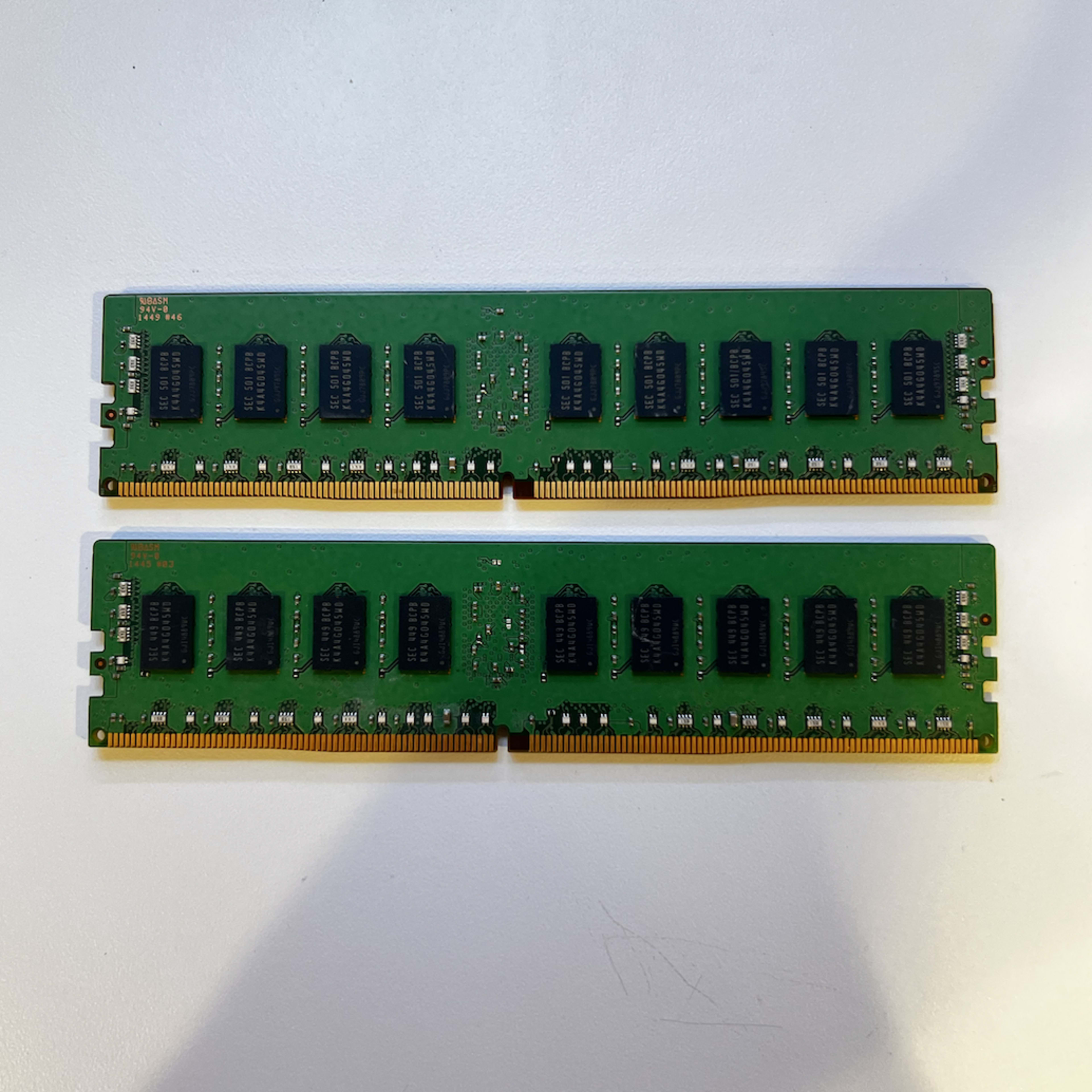 Samsung DDR4 16GB (2x8) 2133MHz ECC RAM Memory ‼️ Read Description ‼️