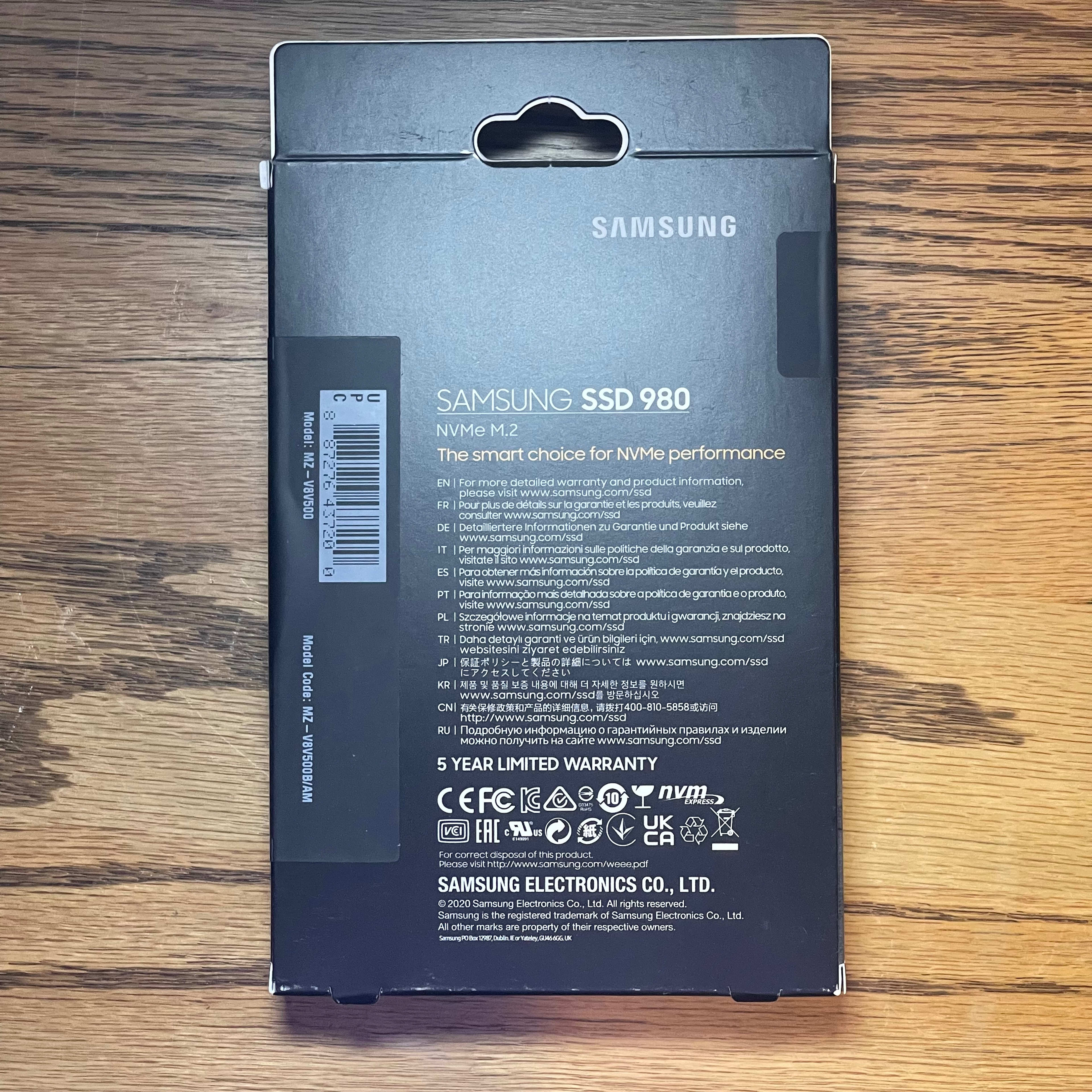 New, Samsung 980 500GB NVMe M.2 SSD | Jawa New, Samsung 980 500GB NVMe M.2 SSD | Jawa