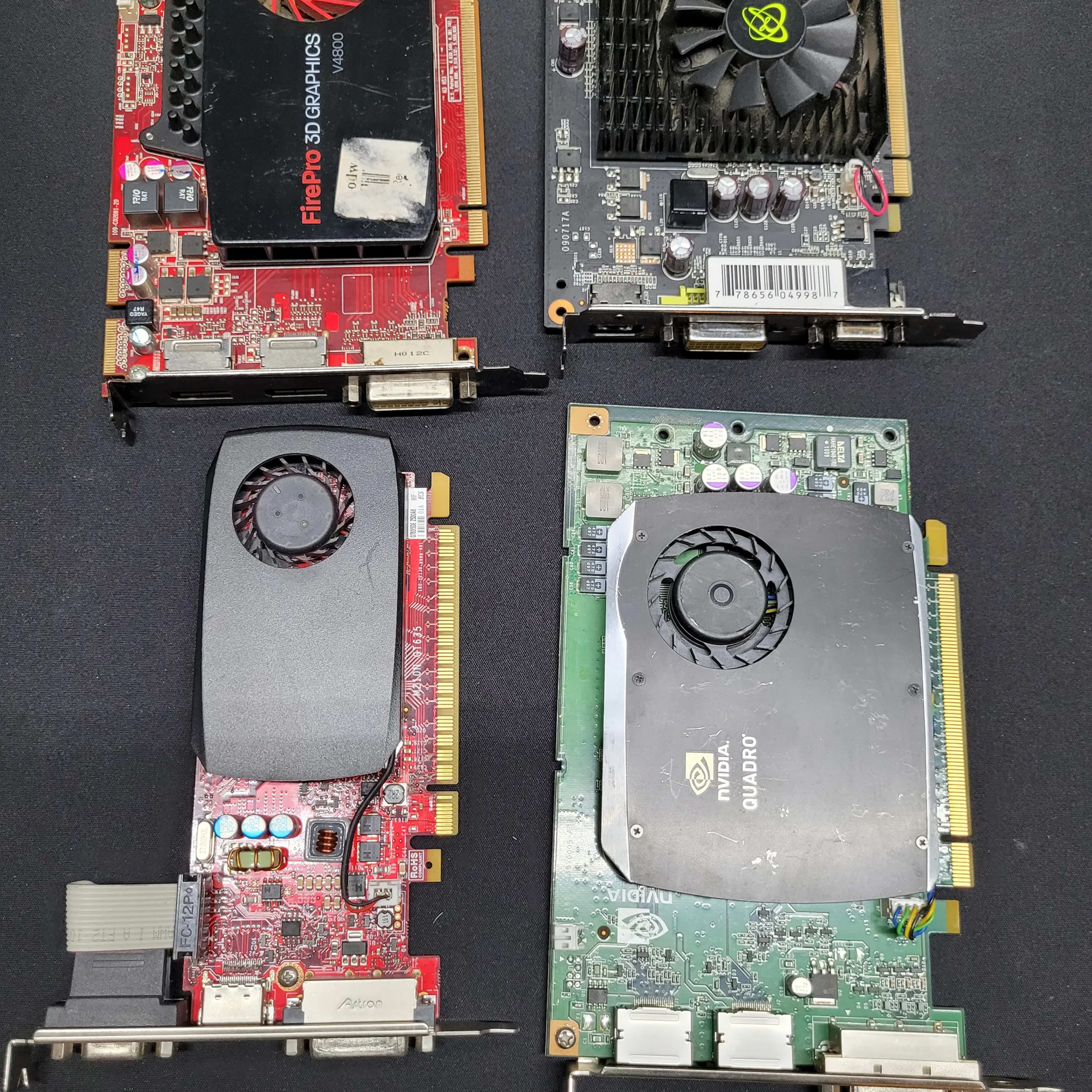 Lot of 4 Video Cards