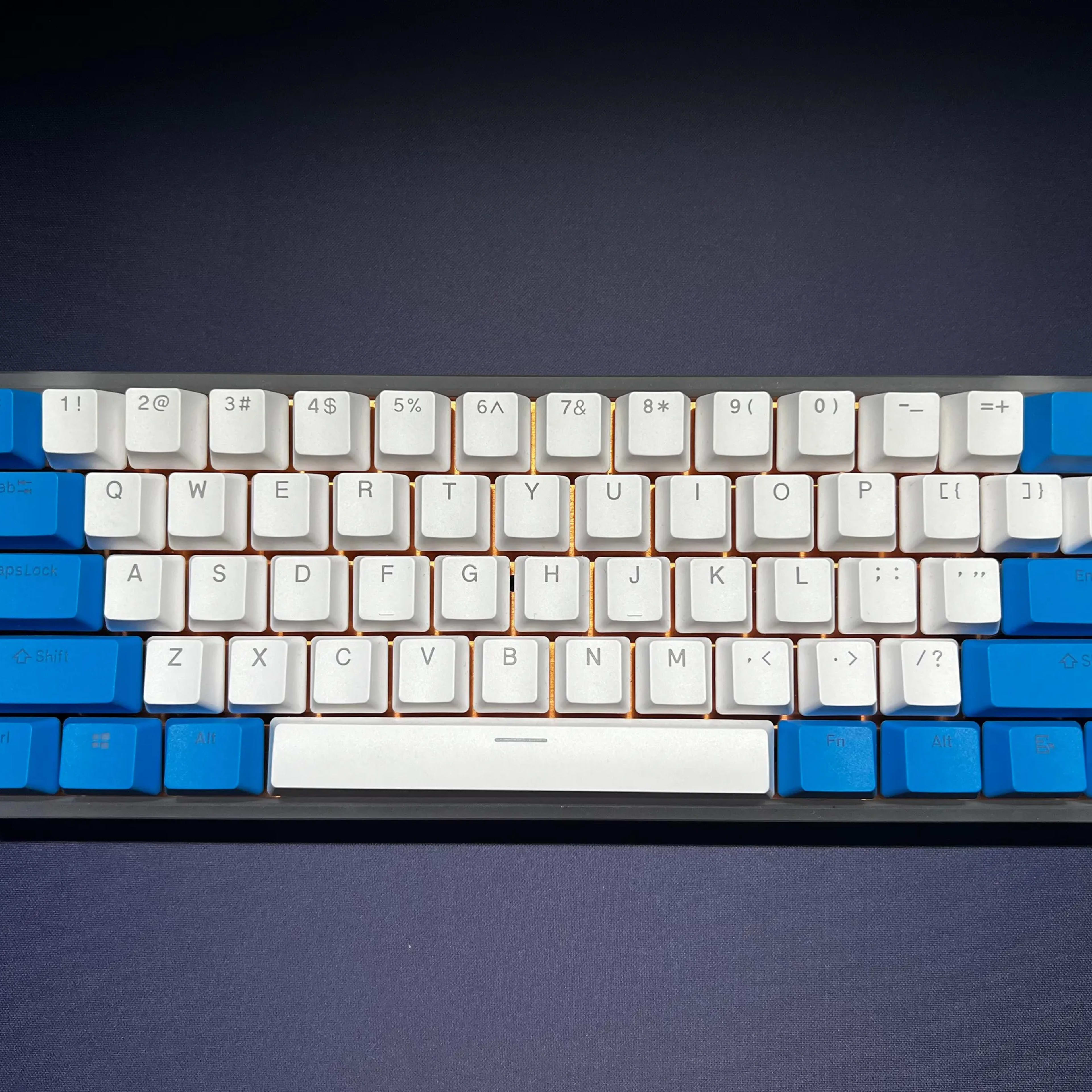 Drop Carina Premium Custom Hotswap 60% Mechanical Keyboard, Copper Plate, Cream Switches