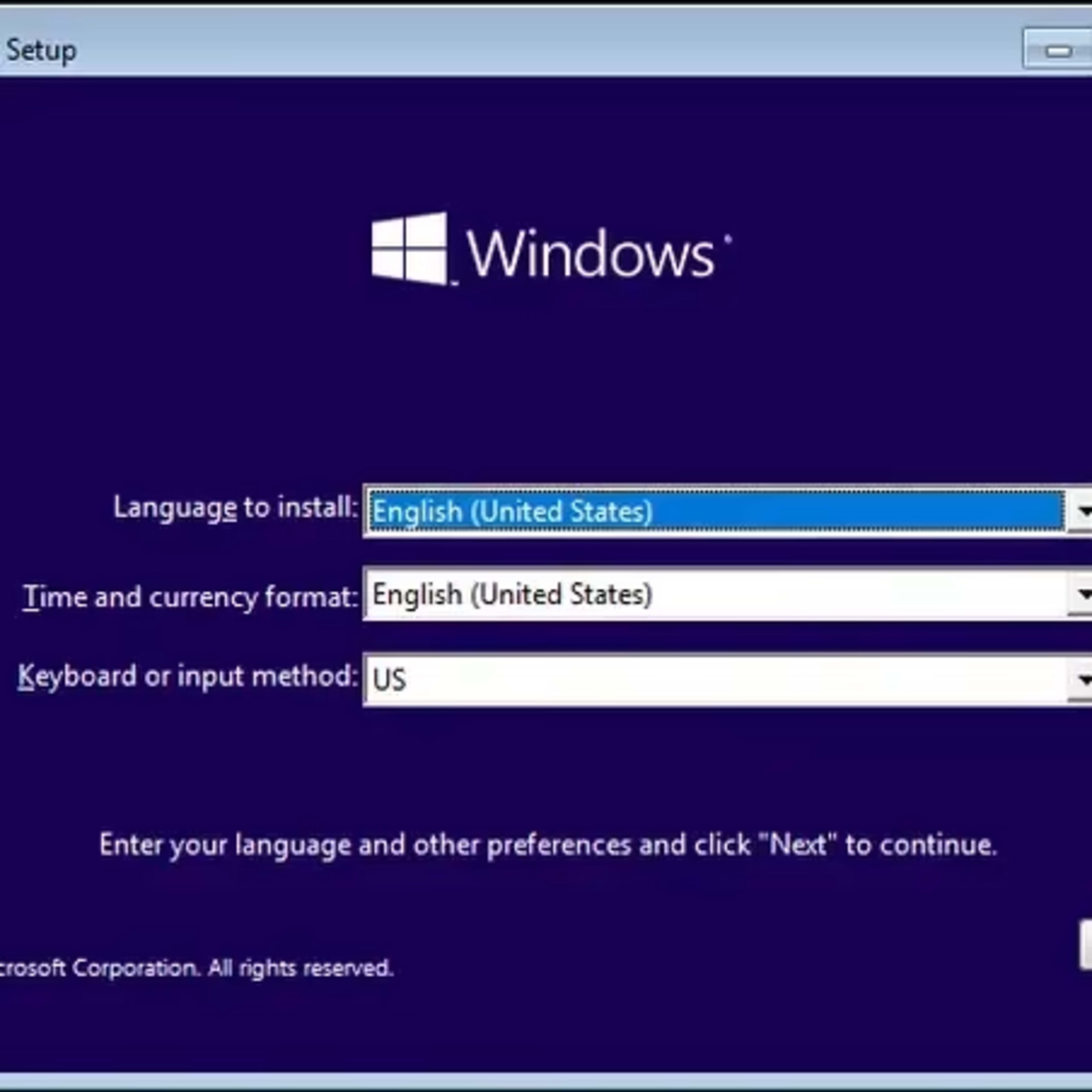 Windows 10 64-bit Installer USB Drive