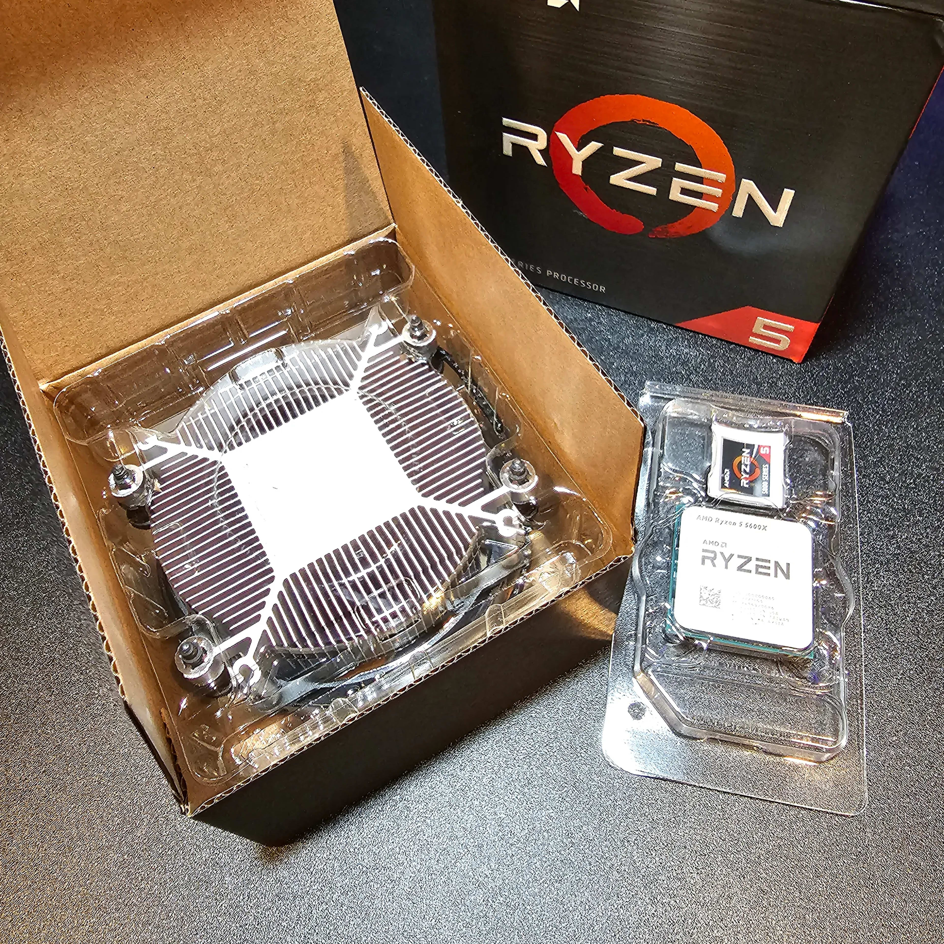 AMD Ryzen 5 5600X Processor, Wraith Stealth Cooler included