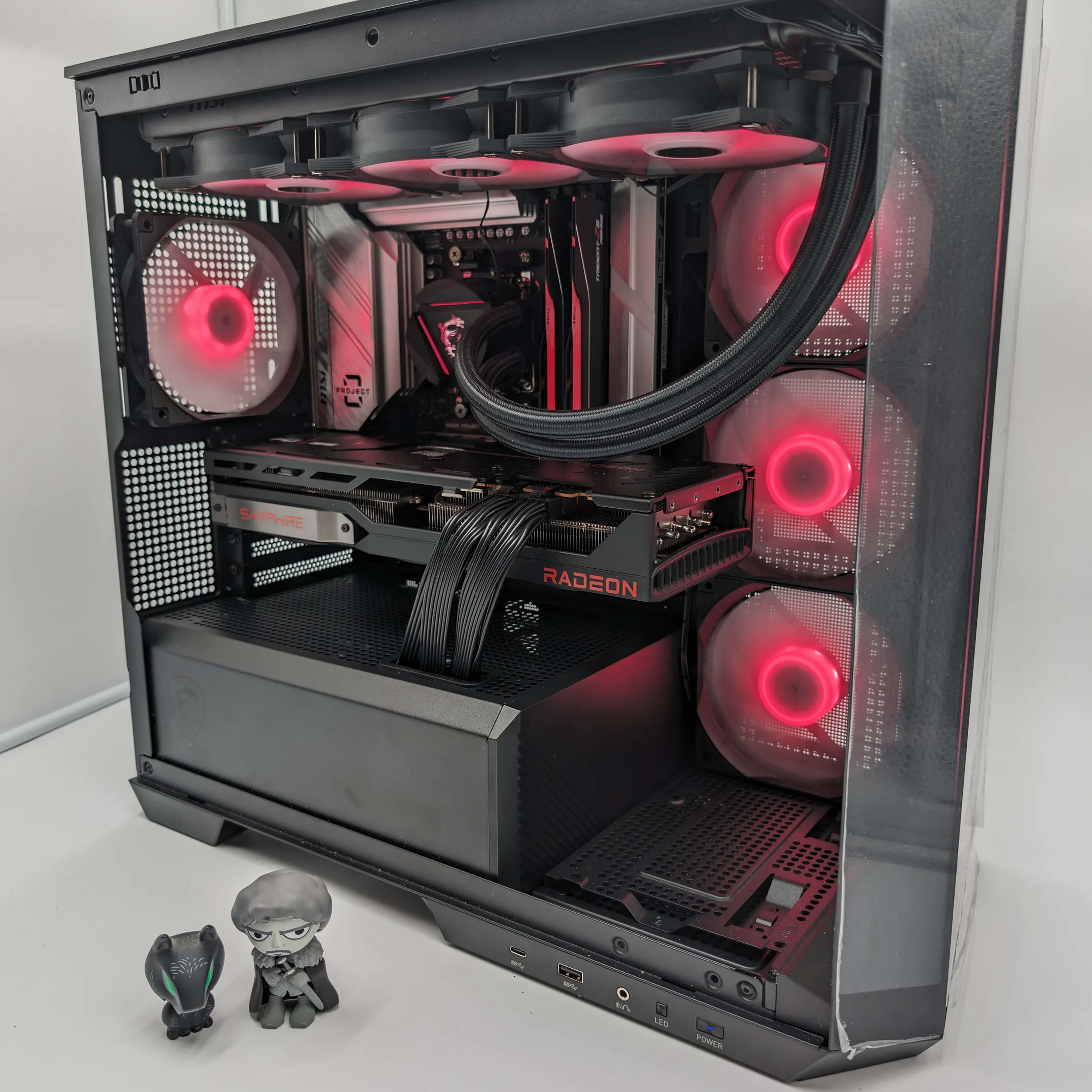 🟥 RUBY ZERO 🟥 MSI Project Zero - AMD Ryzen 7600x - AMD 7900 XT - 32GB DDR5 - 1TB - 1440p/4k System