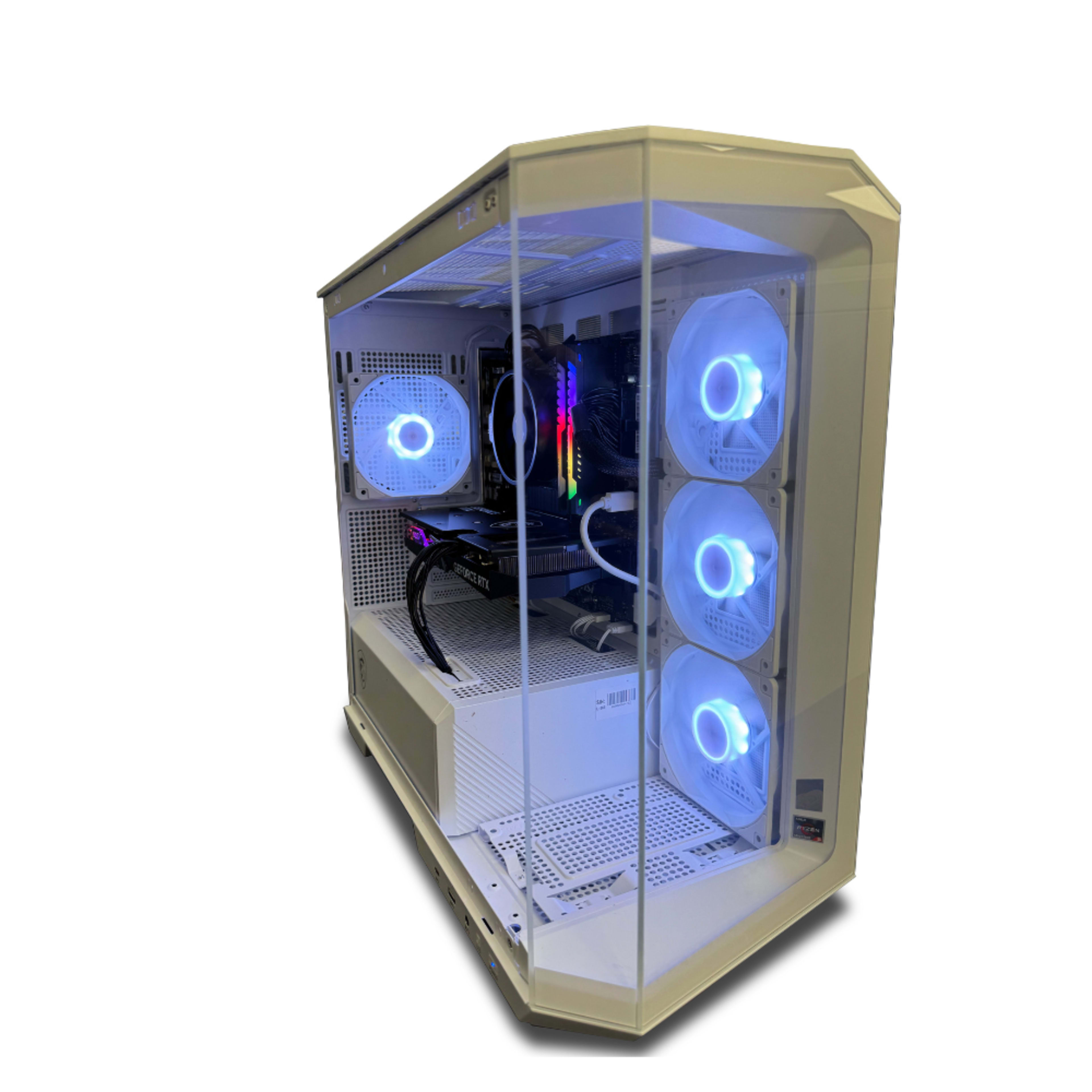 PC Desktop 4000 Series, AMD R5 5600X, 16GB RAM, 1TB NVME, RTX 4060 Ti, Windows 11 Home, Pano White | Jawa PC Desktop 4000 Series, AMD R5 5600X, 16GB RAM, 1TB NVME, RTX 4060 Ti, Windows 11 Home, Pano White | Jawa