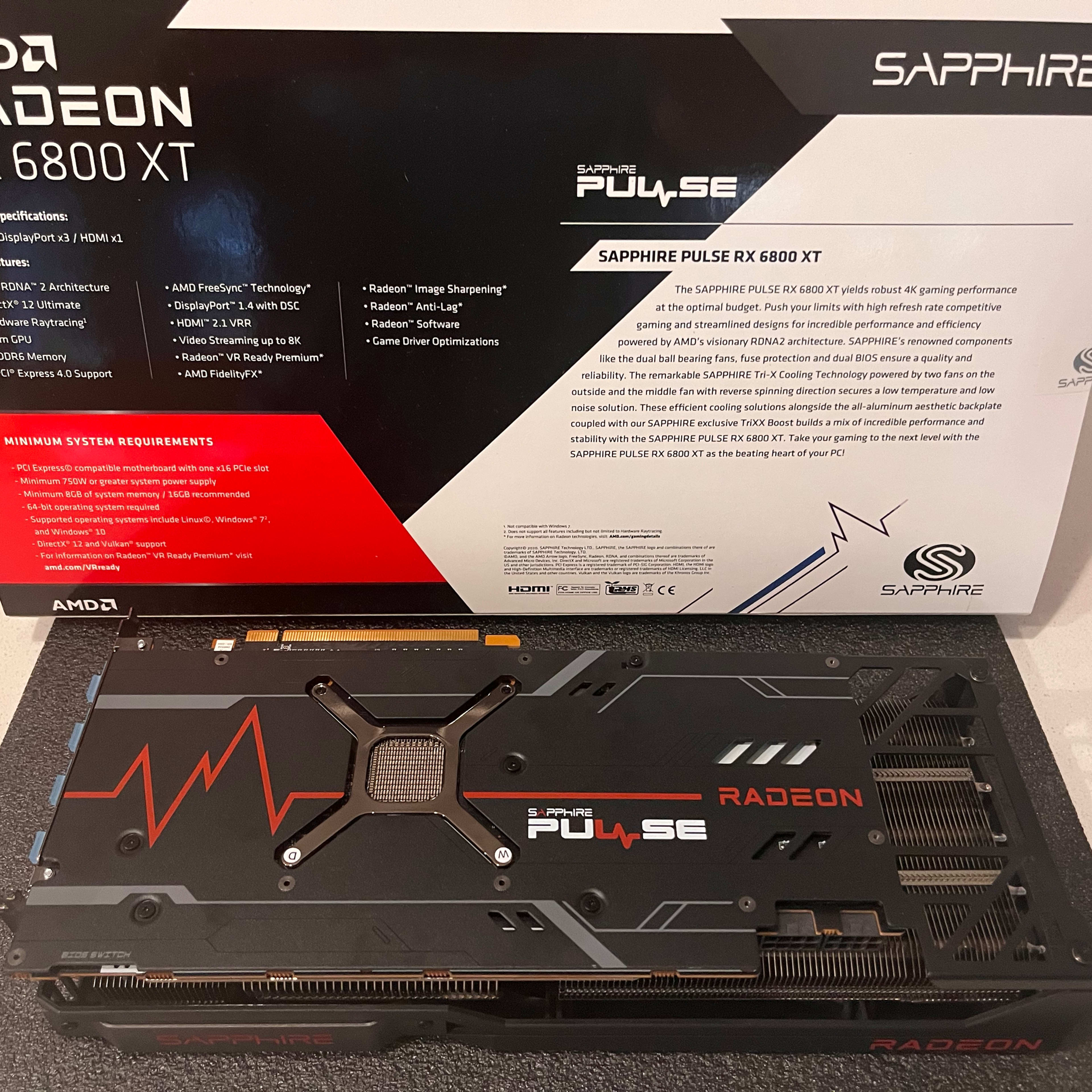 Sapphire Radeon RX 6800 XT 16 GB PULSE Video Card
