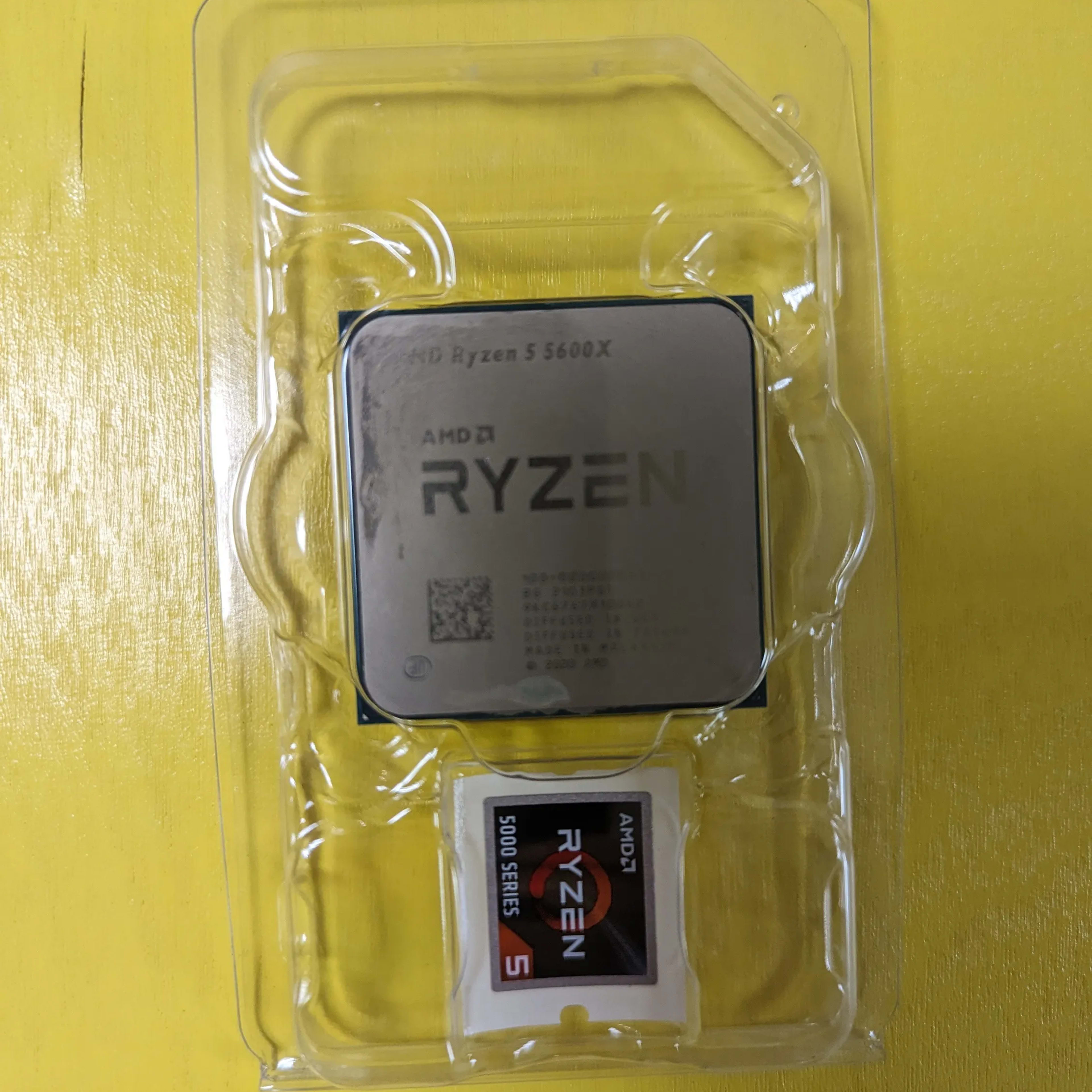 AMD Ryzen 5 5600X CPU 新品 AMD Ryzen 5 5600X CPU 3.7-4.6GHz 6CORE 12Thr Socket AM4 65W