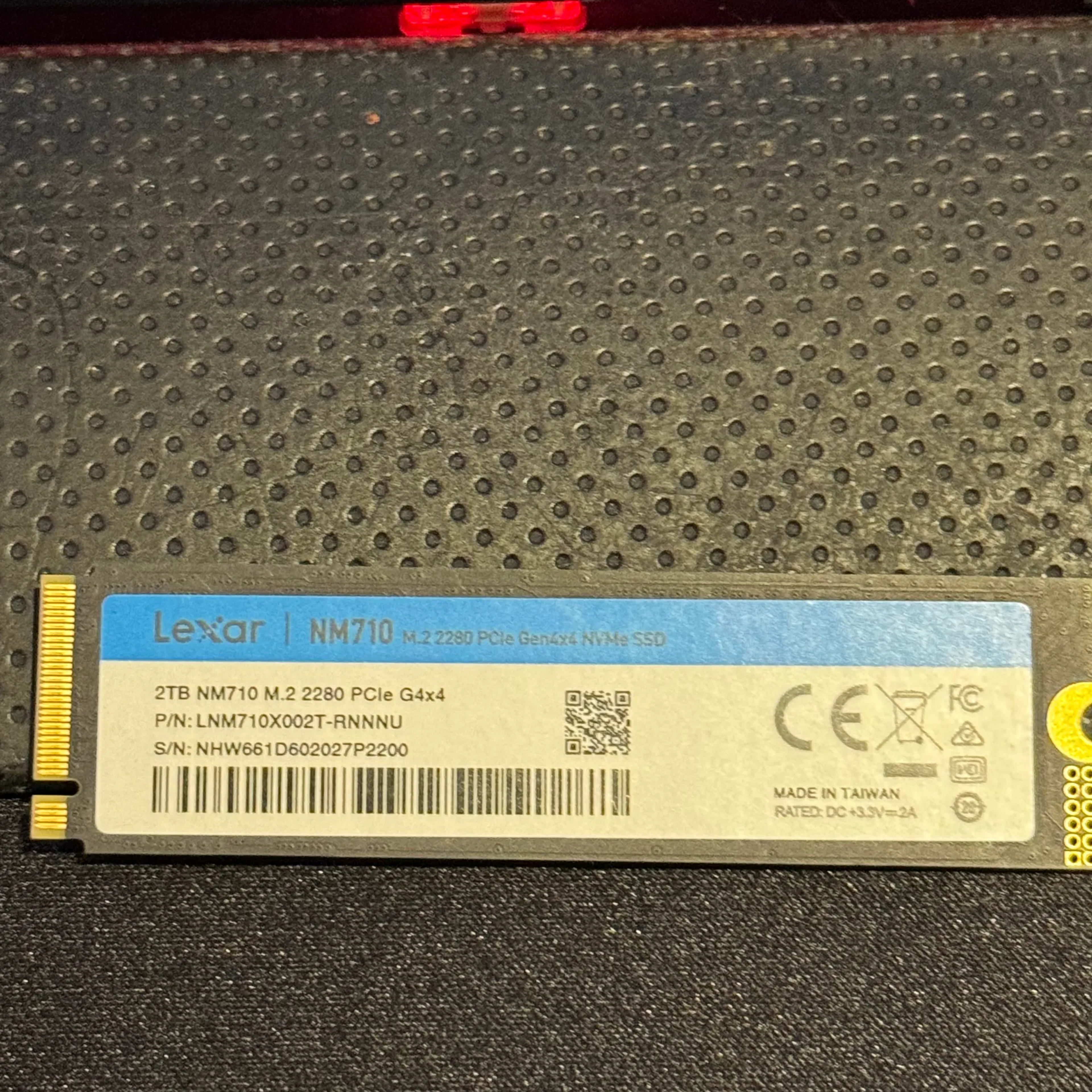 Lexar 2TB NM710 SSD PCIe Gen4 NVMe M.2