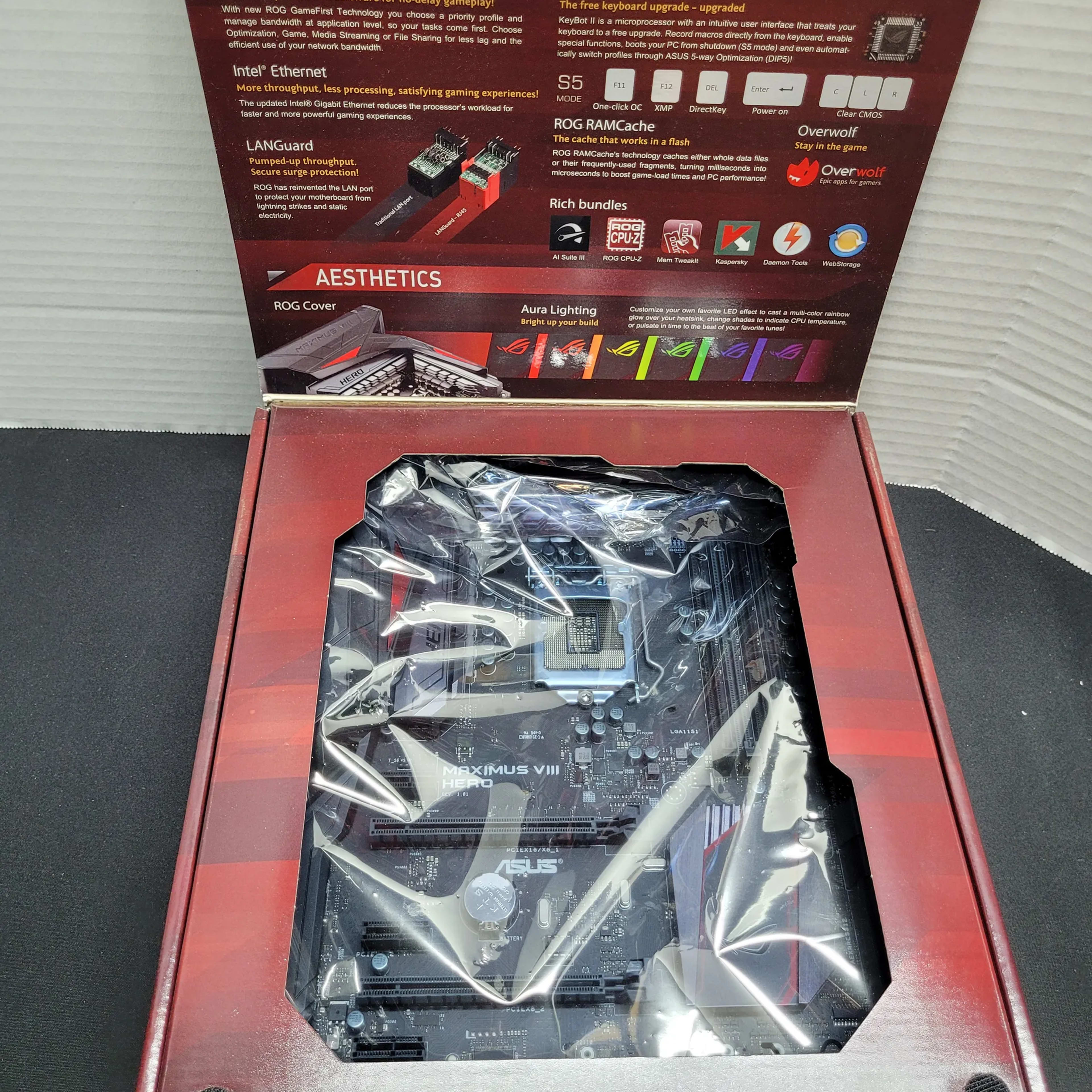 ROG Strix Maximus VIII Hero Z170 - *READ DESCRIPTION*