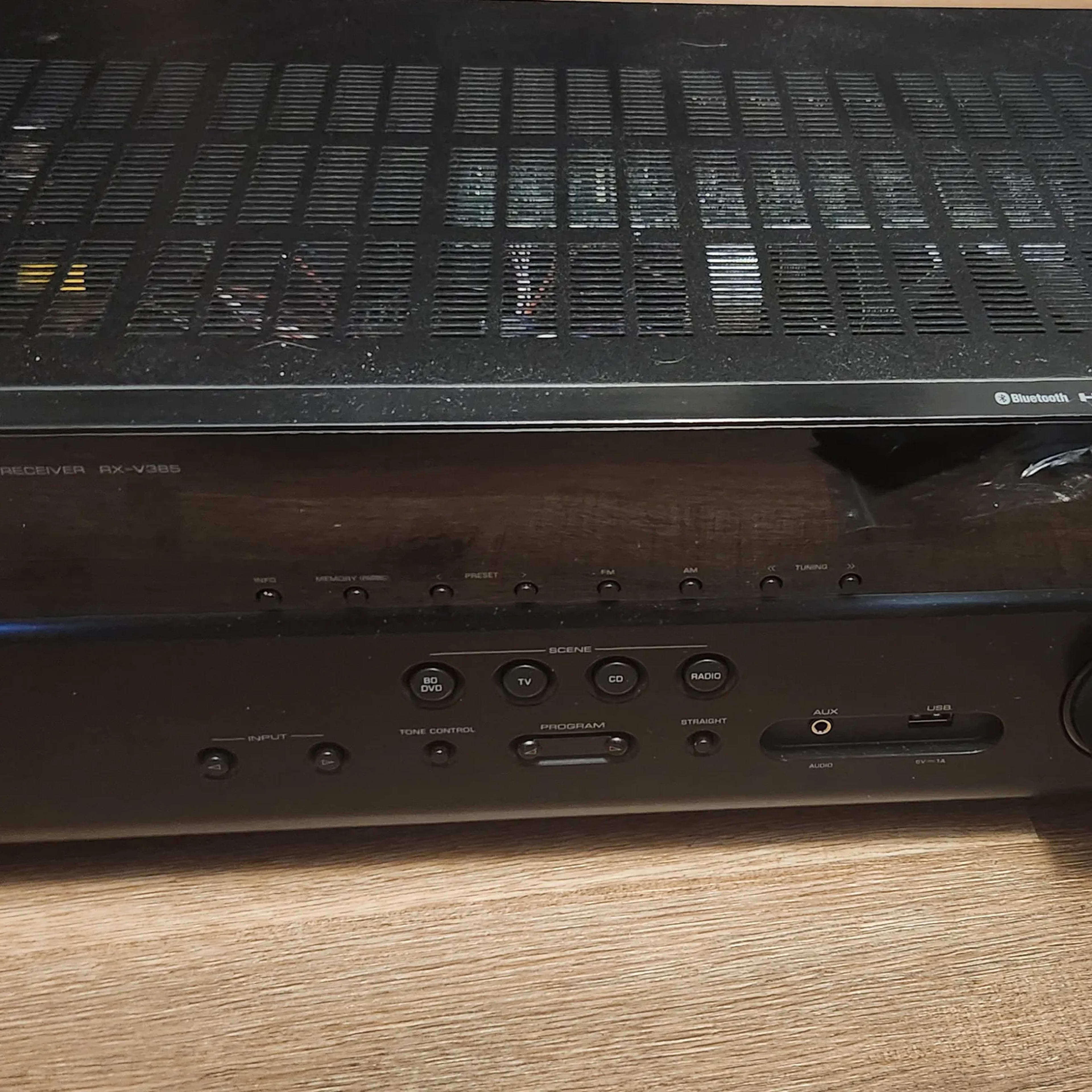 Yamaha rx-v385 5.1 channel av receiver