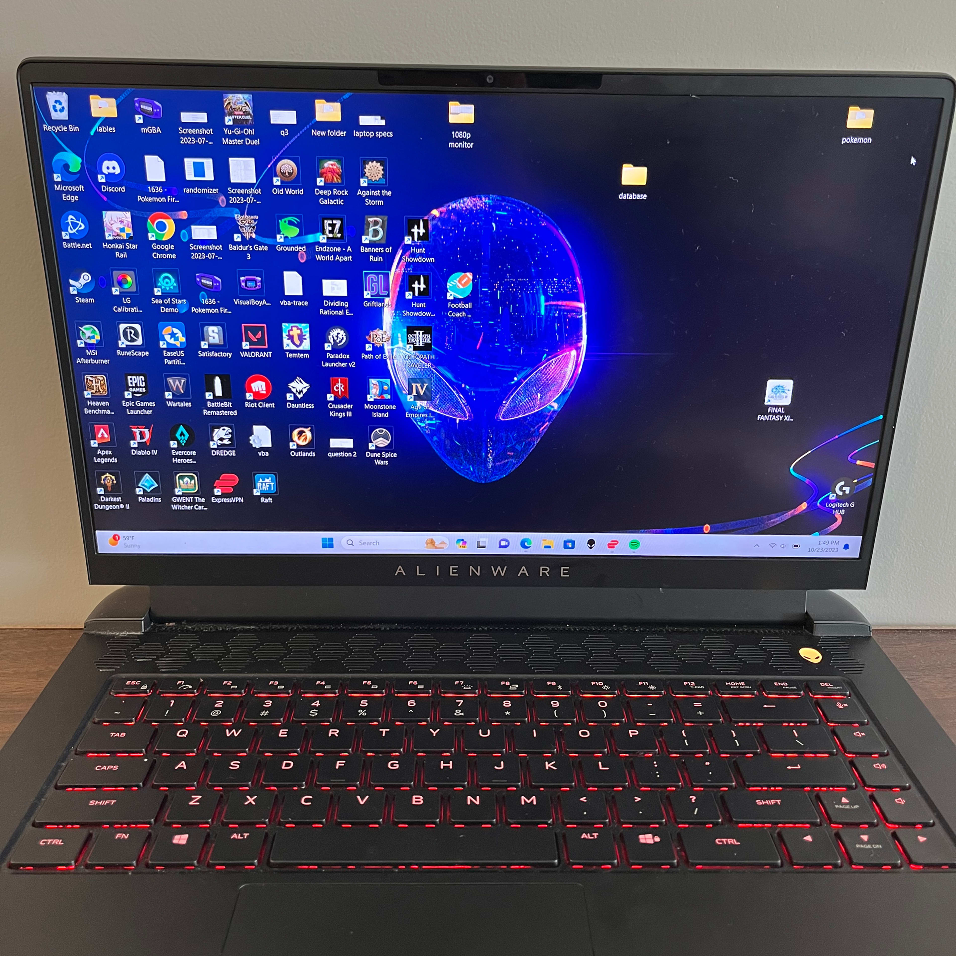 Alienware m15 Rysen Edition R5 Gaming Laptop