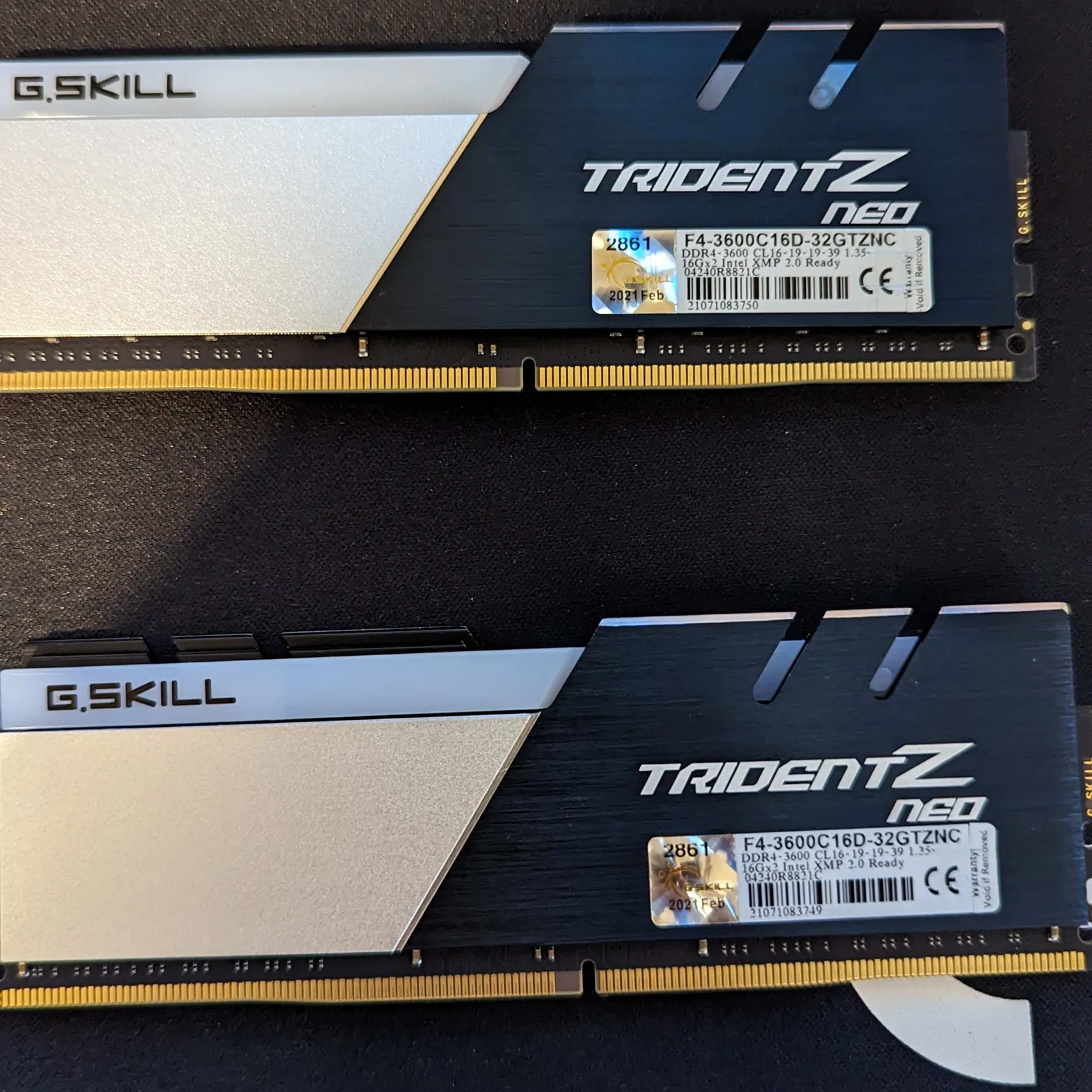 G.Skill Trident Z Neo 32 GB (2 x 16 GB) DDR4-3600 CL16 Memory | Jawa