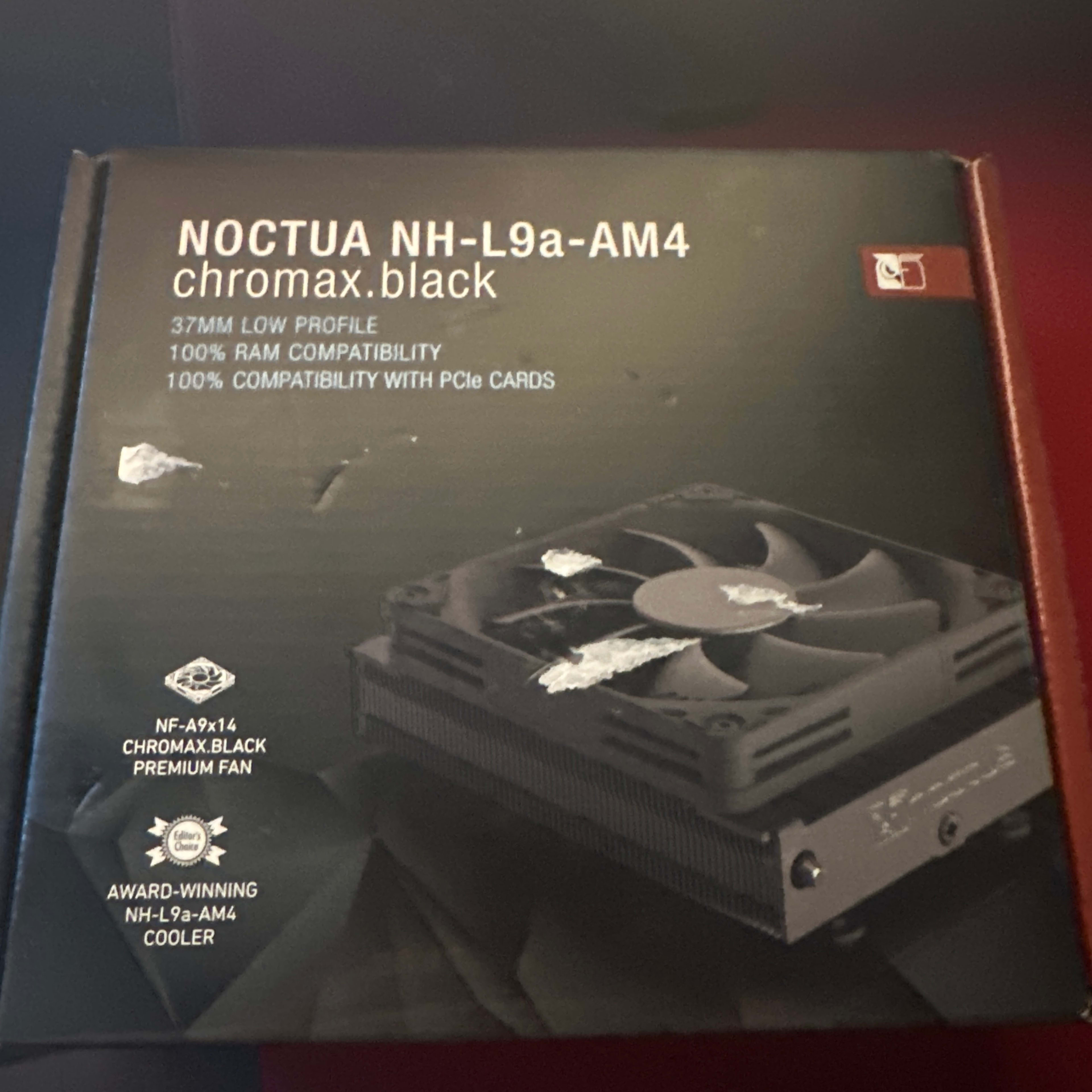 Noctua NH-L9a-AM4 chromax.black low profile cooler