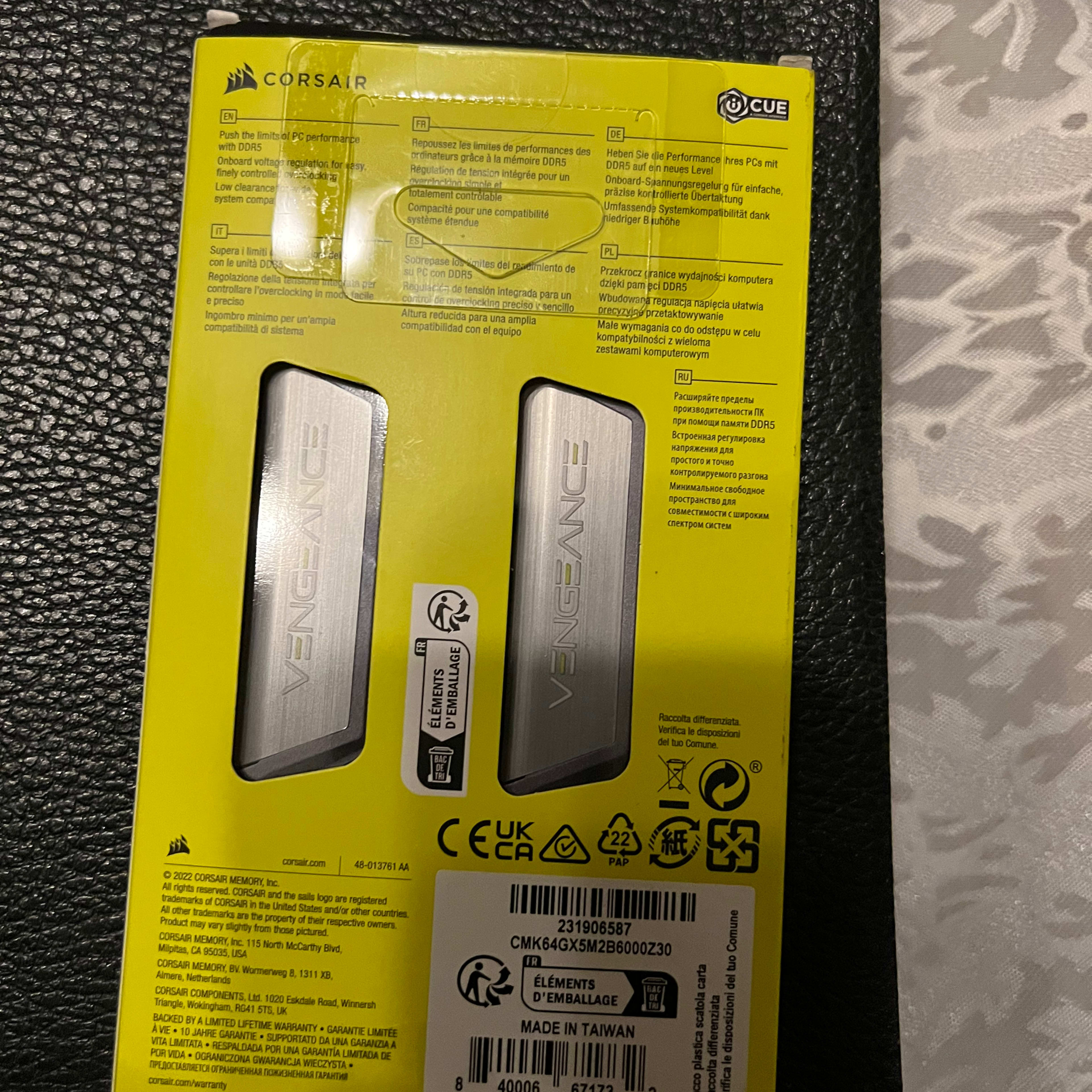 Corsair Vengeance DDR5 6000 64 GB | Jawa Corsair Vengeance DDR5 6000 64 GB | Jawa