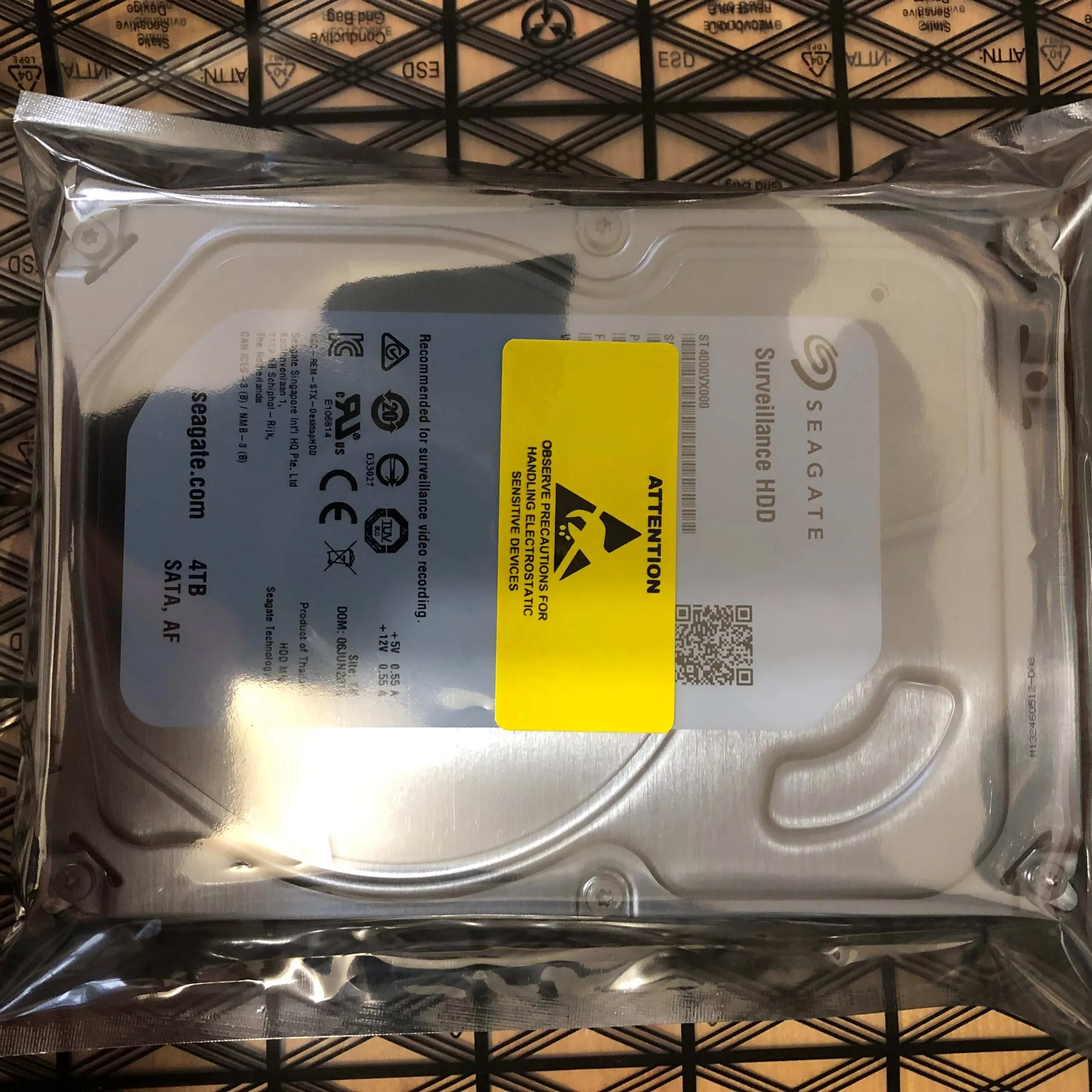 seagate surveillance 4tb hdd used like new