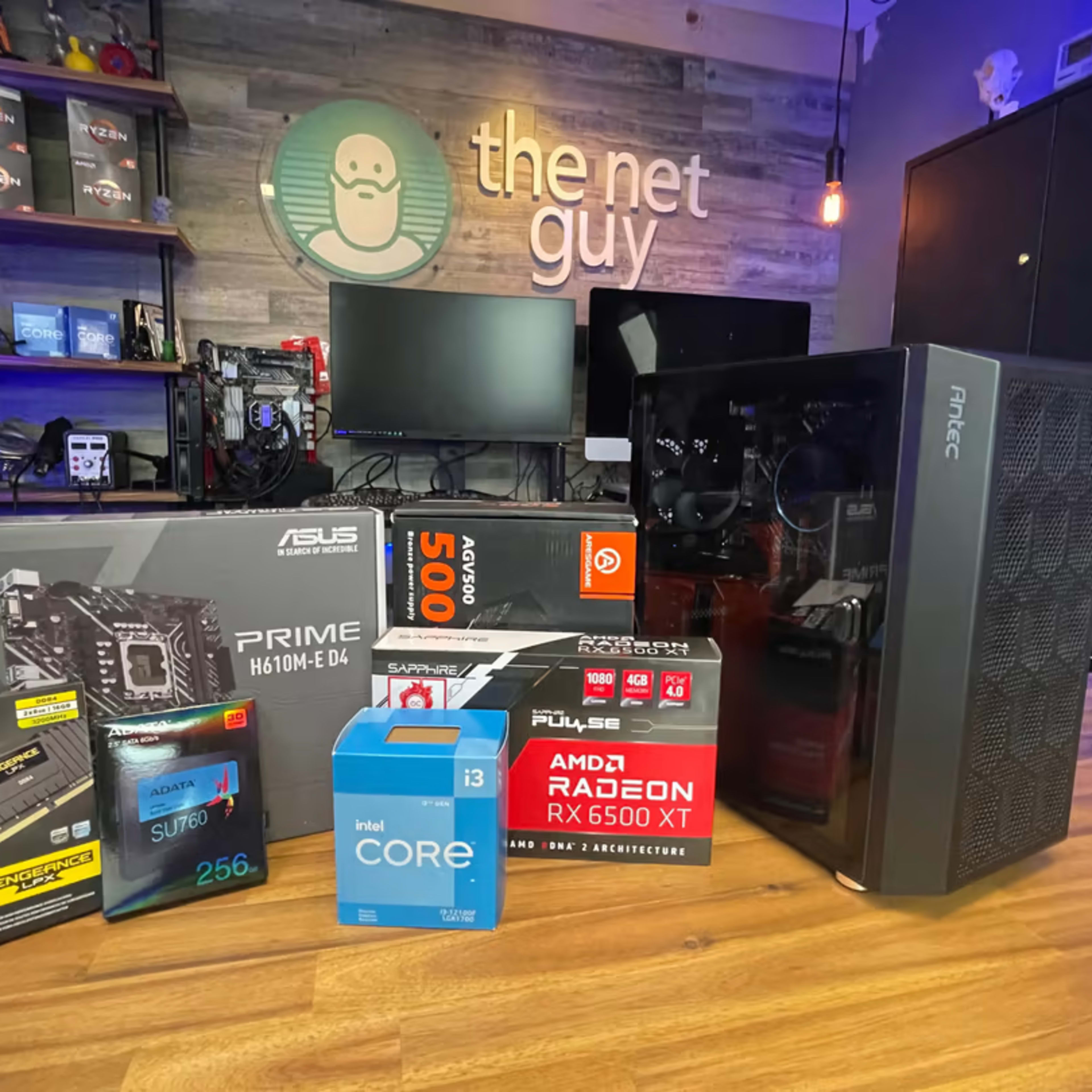 NEW 12100F / RX6500 XT / 16GB NON-RGB ENTRY LEVEL PC