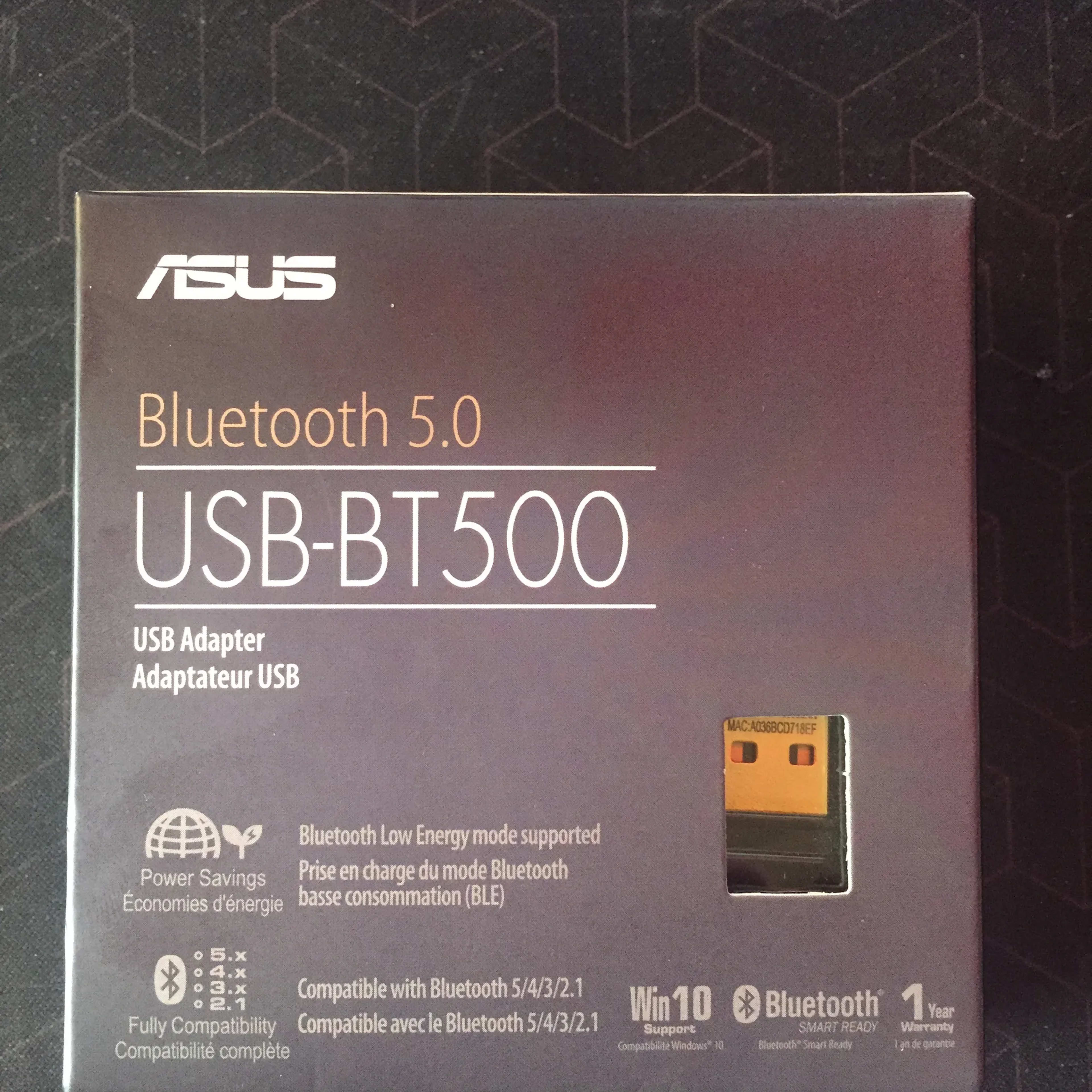 ASUS USB-BT500 Bluetooth 5.0 USB Adapter with Ultra Small Design