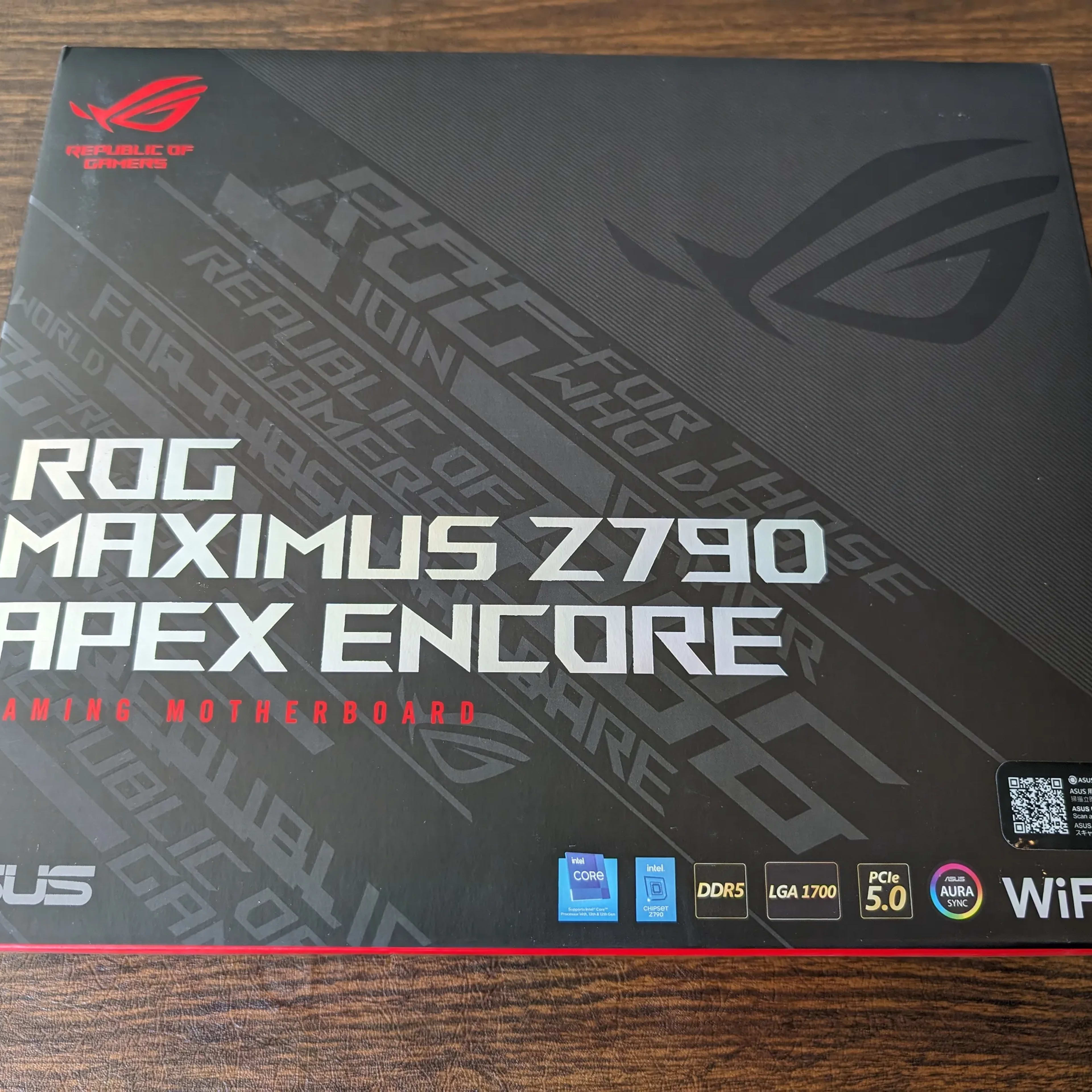 ASUS ROG MAXIMUS Z790 APEX ENCORE Motherboard - BRAND NEW/SEALED