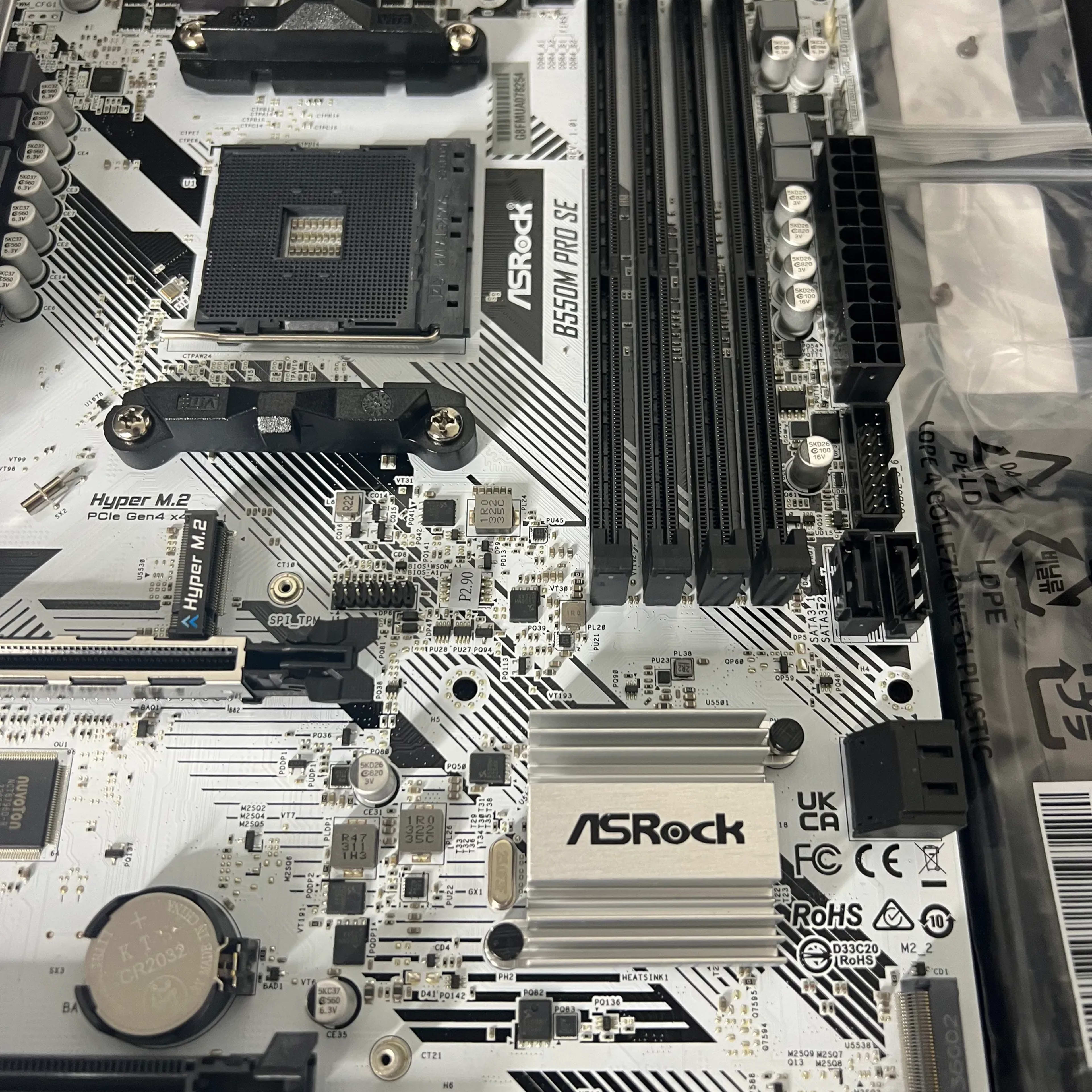 ASRock B550M Pro SE AMD AM4 microATX Motherboard