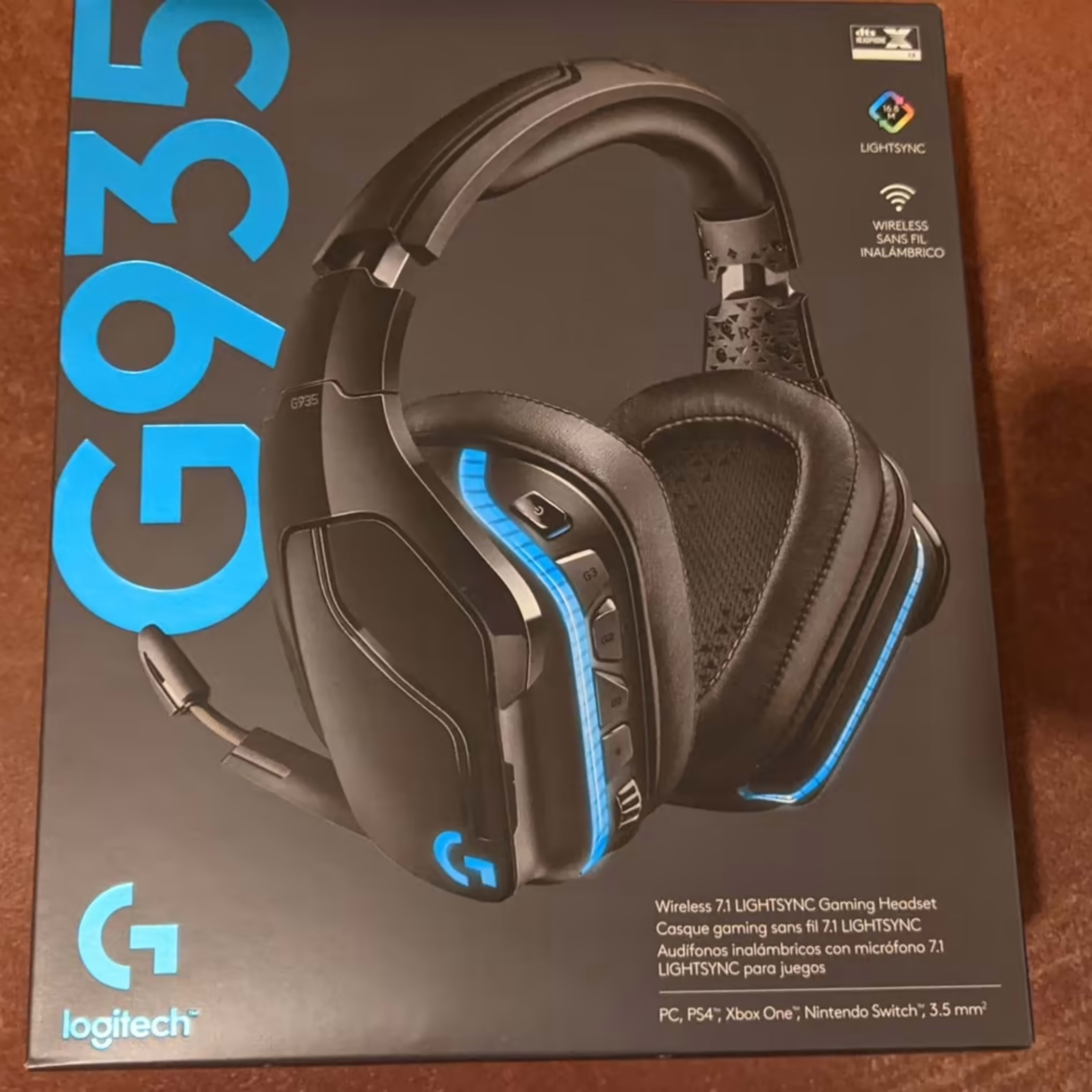  Auriculares Logitech G935 inalámbricos, sonido