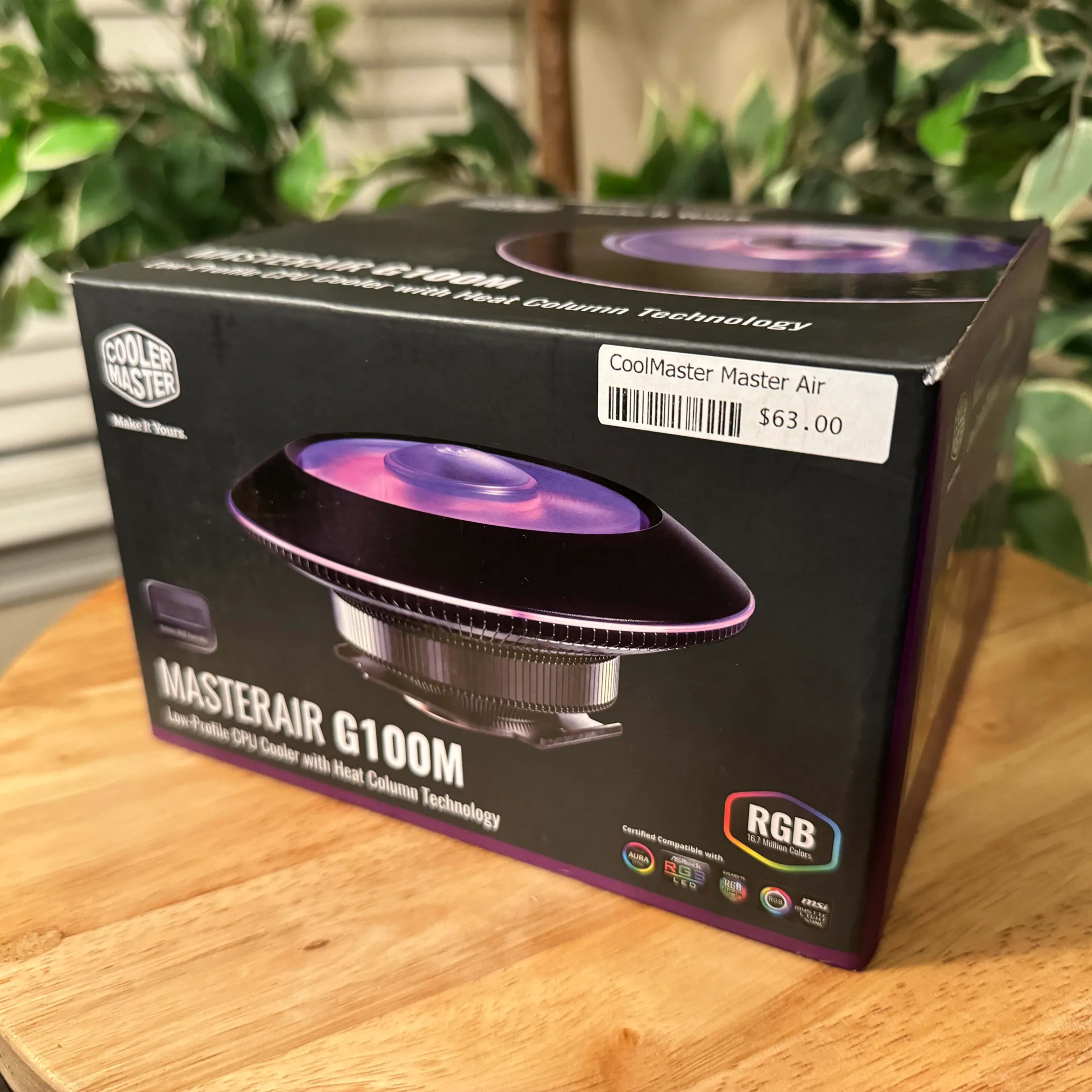 Cooler Master MasterAir G100M RGB Low Profile CPU Cooler Jawa