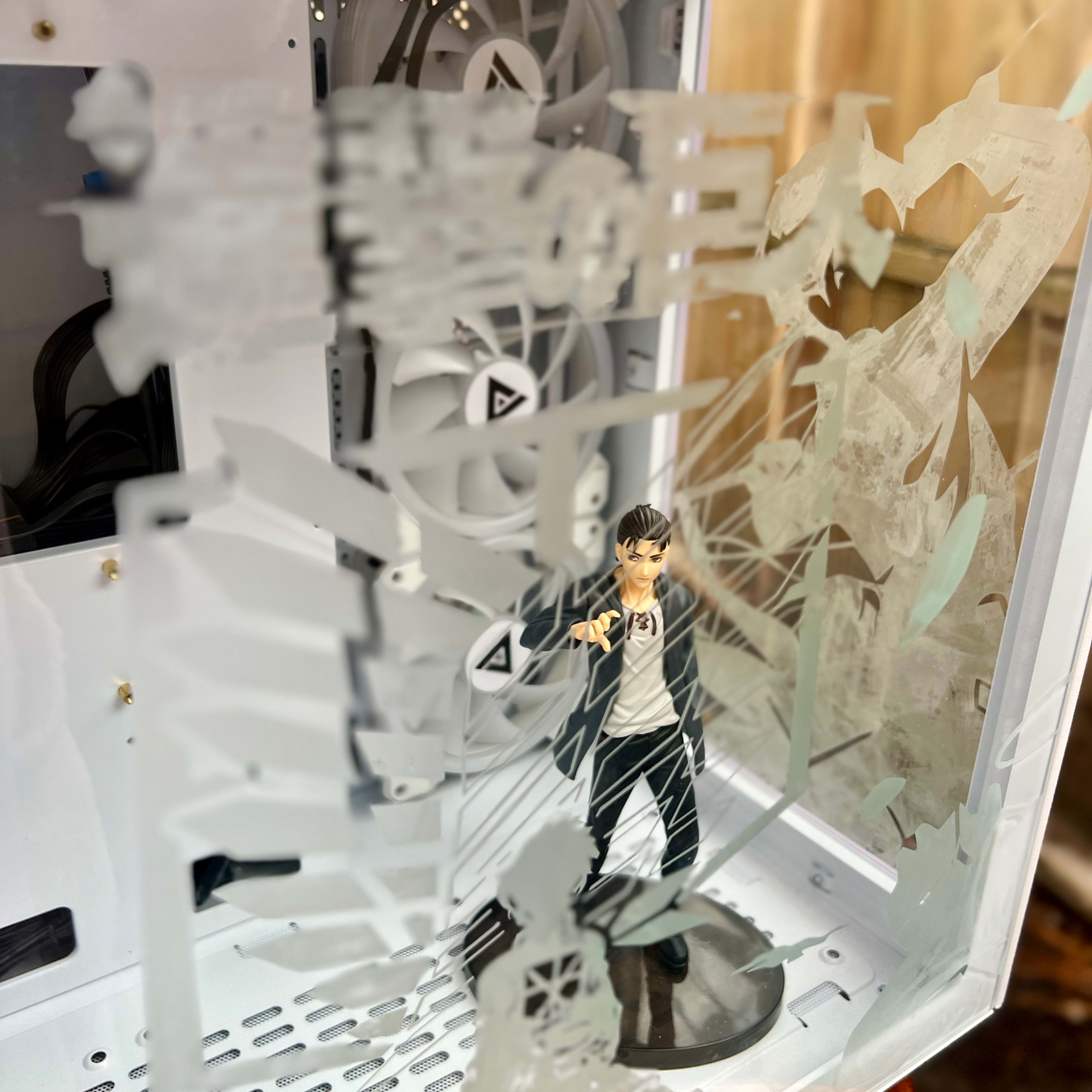 Custom Attack on titan PC Case - Eren