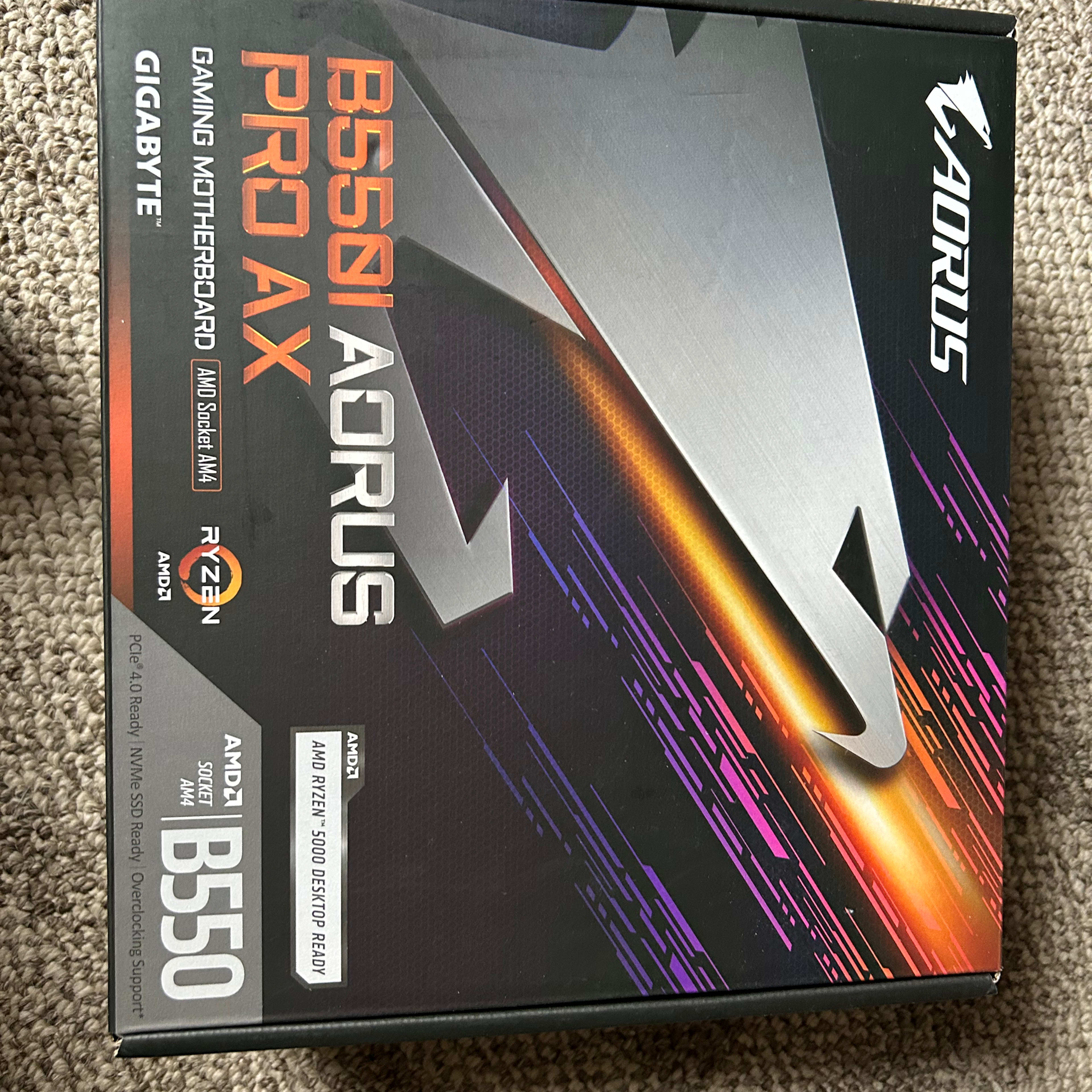 Gigabyte Aorus B550I Pro AX Motherboard