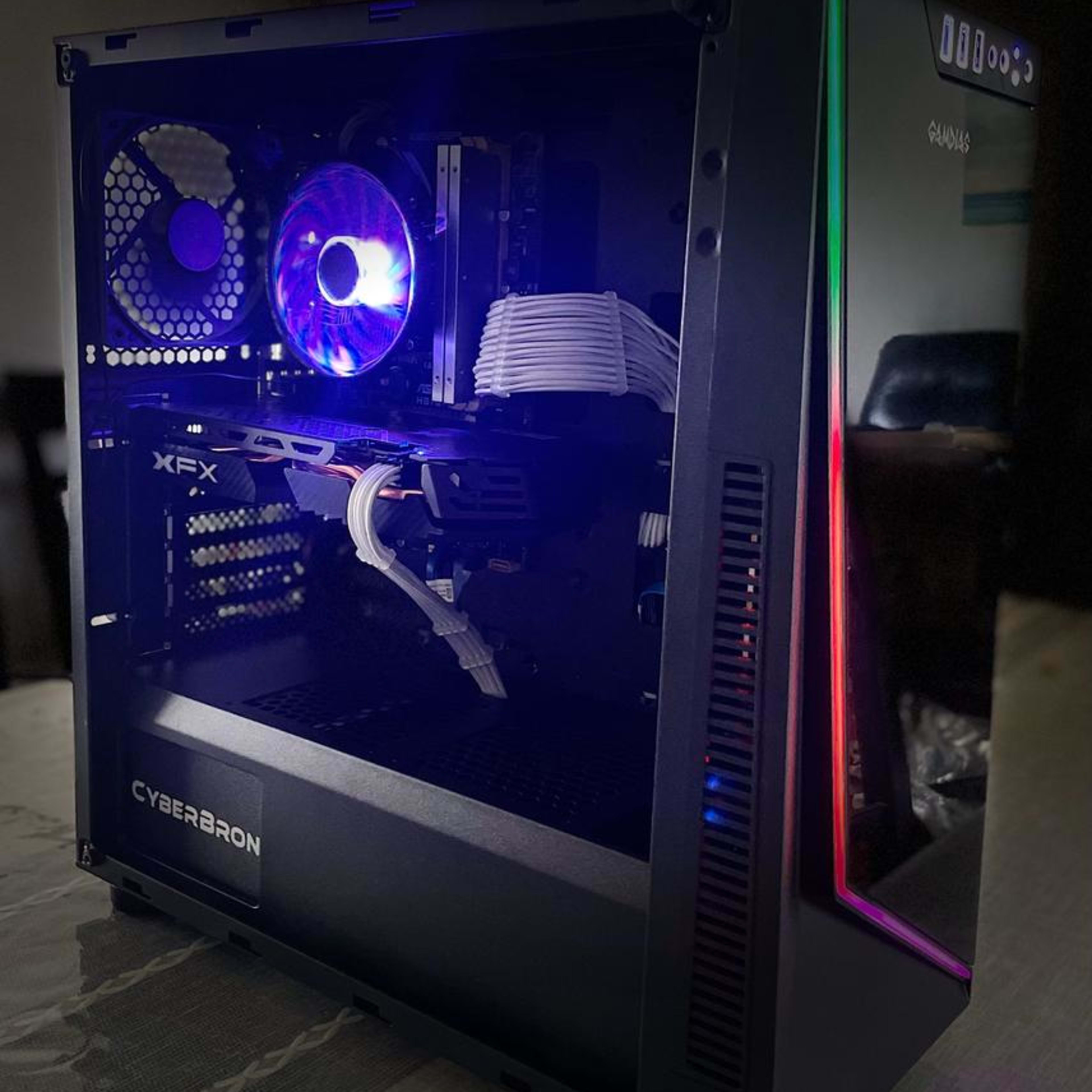 110+FPS Esports |  Intel i5, Radeon RX 580, 16GB RAM, 512GB SSD, RGB budget Gaming PC