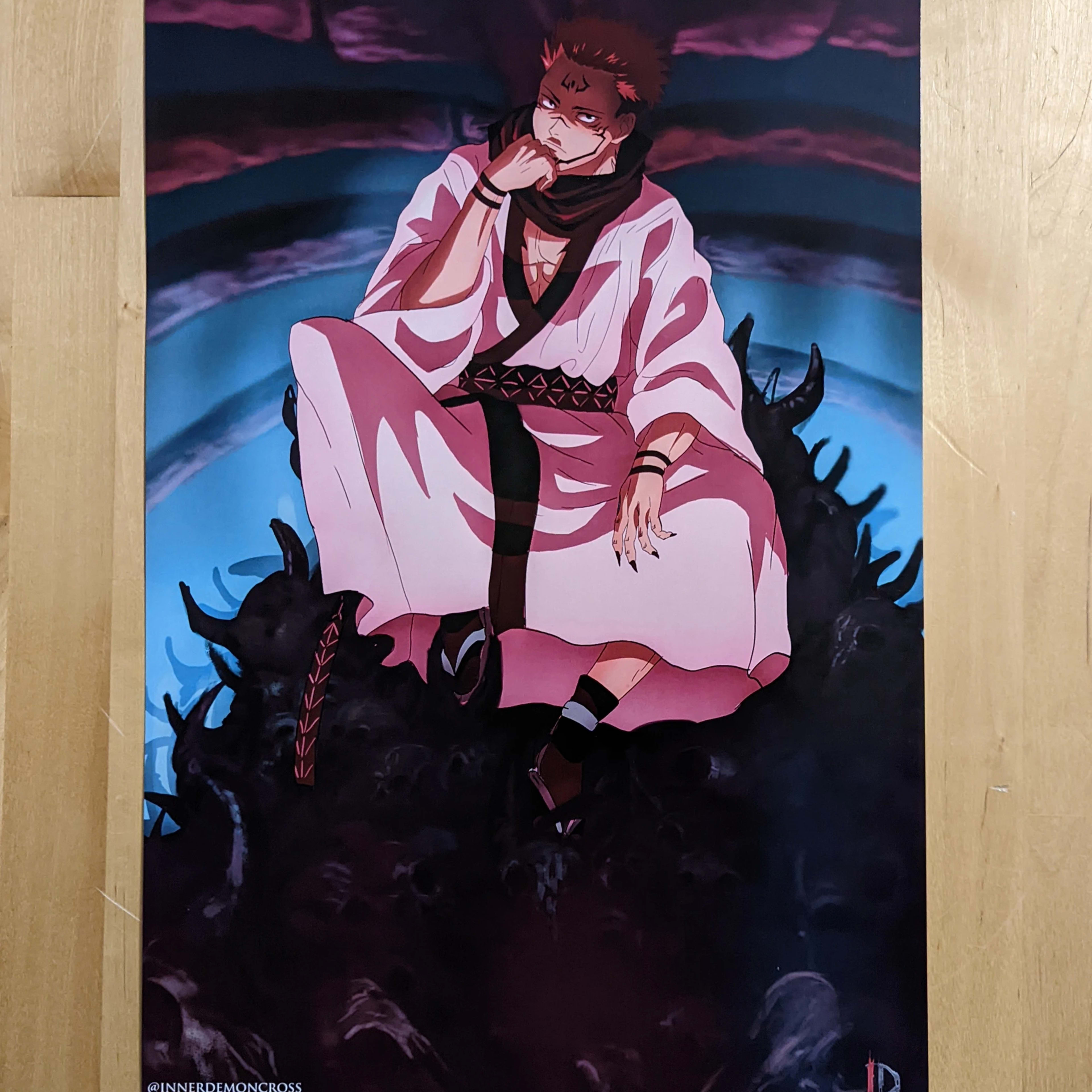 Jujutsu Kaisen Posters (2-pack) by Innerdemoncross | "Chimera Shadow Garden"